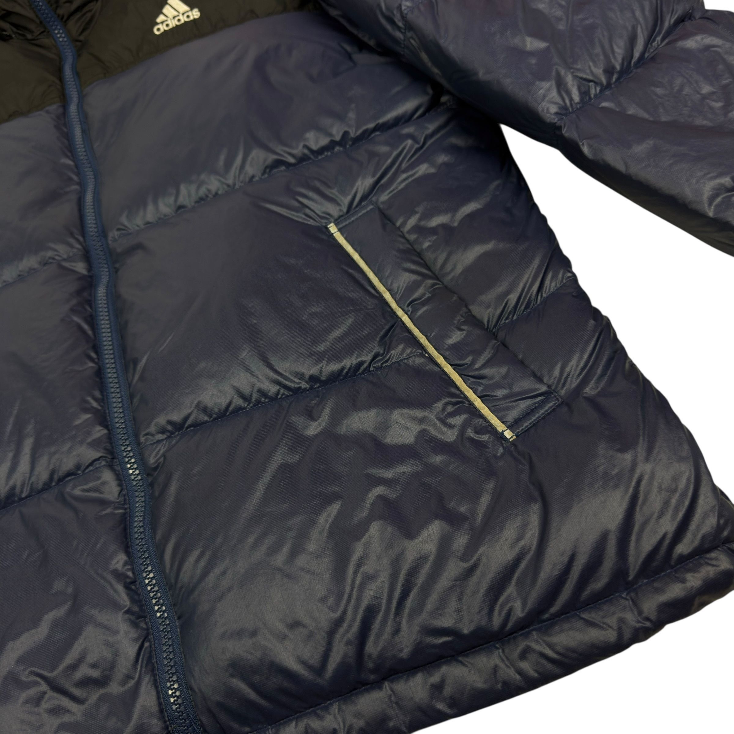 Adidas Adidas Men's navy Black Long Sleeve Full Zip Puffer Jacket Size US M / EU 48-50 / 2 - 8 Thumbnail