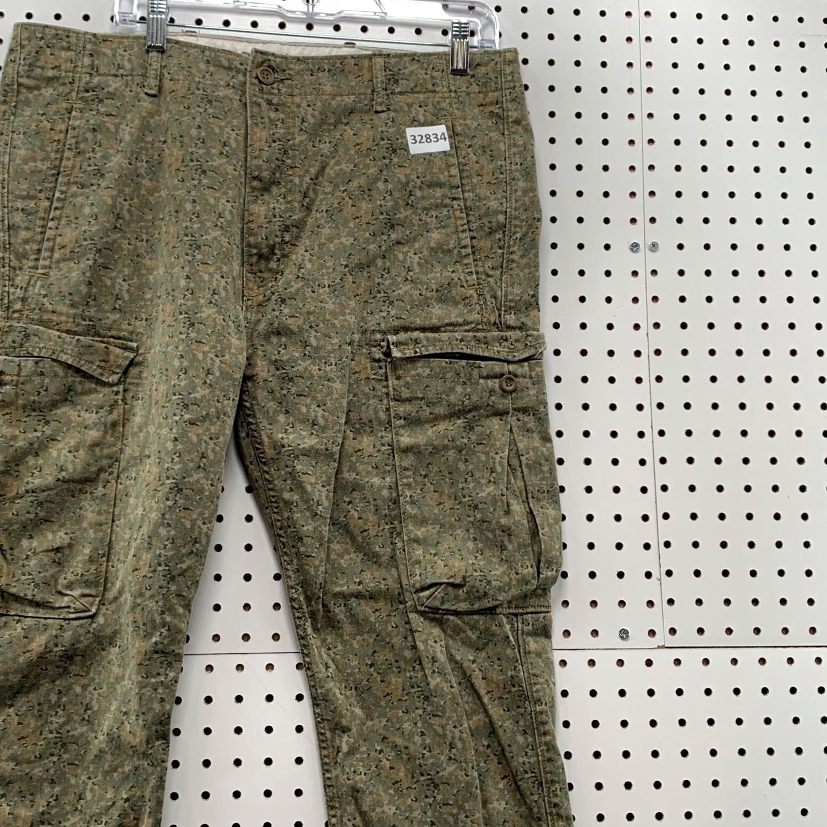 Levi's Levi's Military Cargo Pants Mens 34x28 Green Camouflage Army Casual Size US 34 / EU 50 - 5 Thumbnail