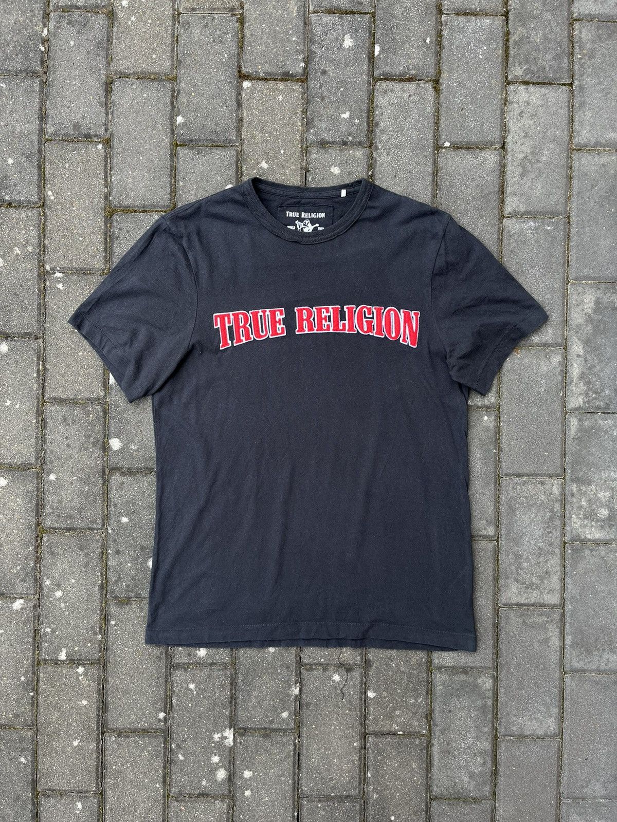 True Religion True Religion Spellout Big Logo Tee Size US S / EU 44-46 / 1 - 1 Thumbnail