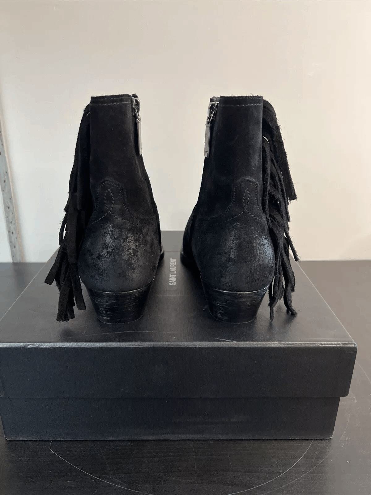 Saint Laurent Paris Saint Laurent Lukas Boots EU 38 RRP £990 Size US 7.5 / IT 37.5 - 4 Thumbnail