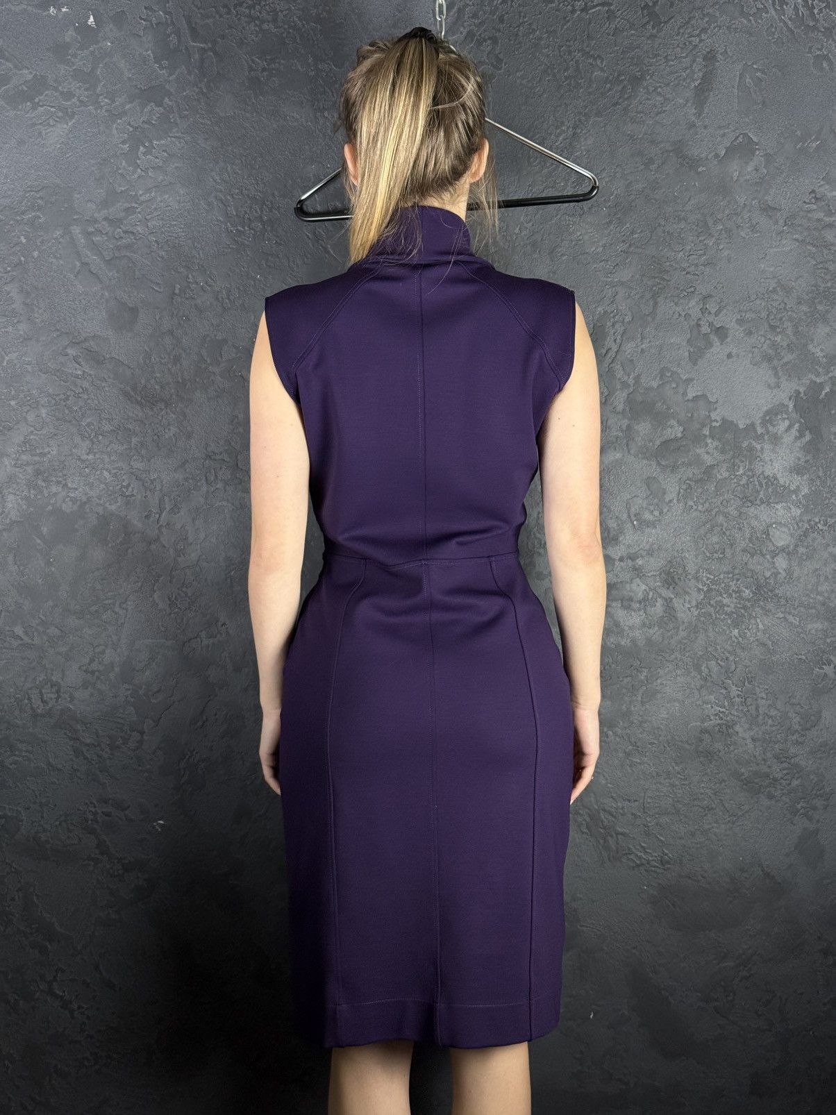 Gucci Gucci Vintage Women’s Purple Sleeveless Sheath Dress Size L Size L / US 10 / IT 46 - 3 Thumbnail