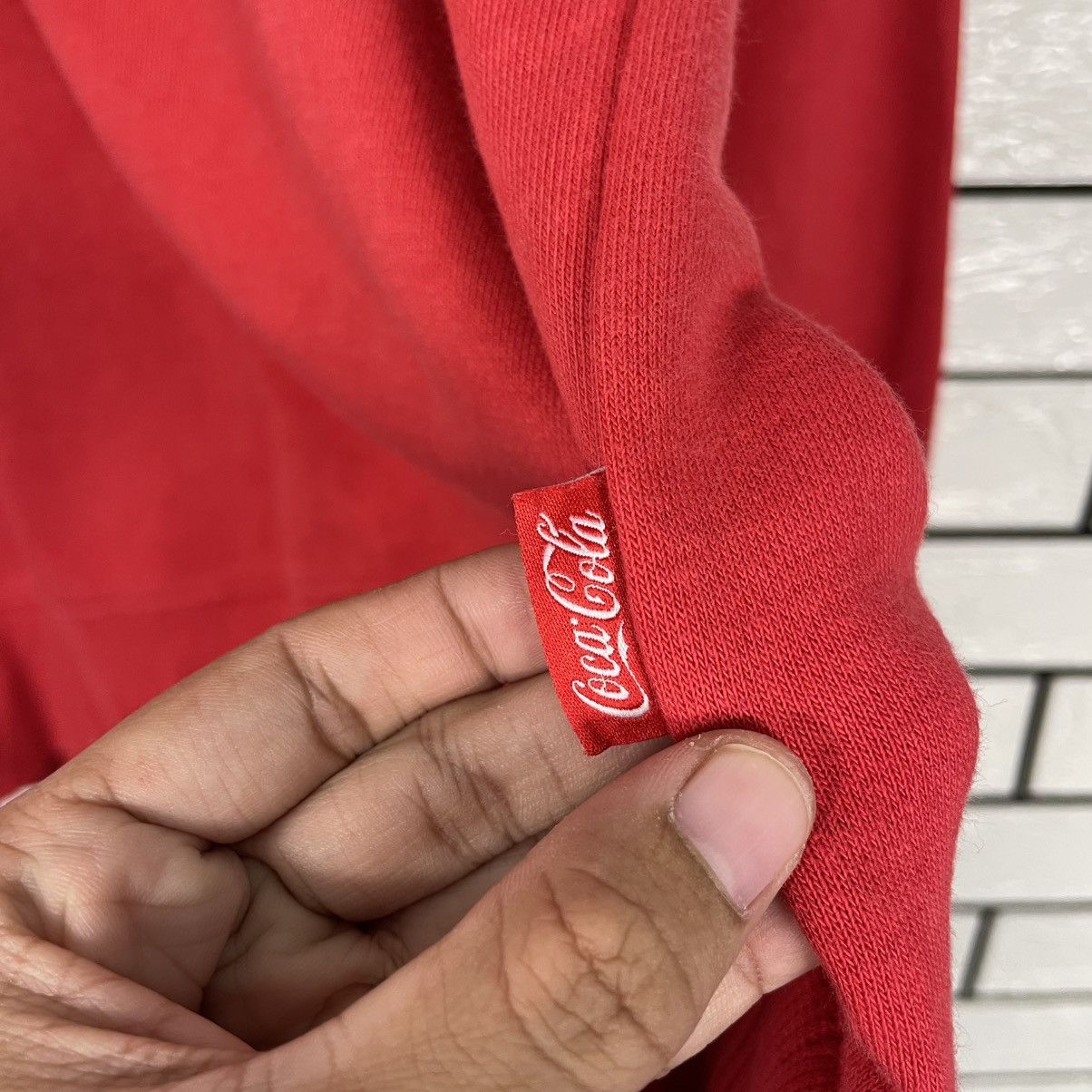 Japanese Brand Coca Cola Big Logo Red Sweatshirt Size US M / EU 48-50 / 2 - 10 Thumbnail