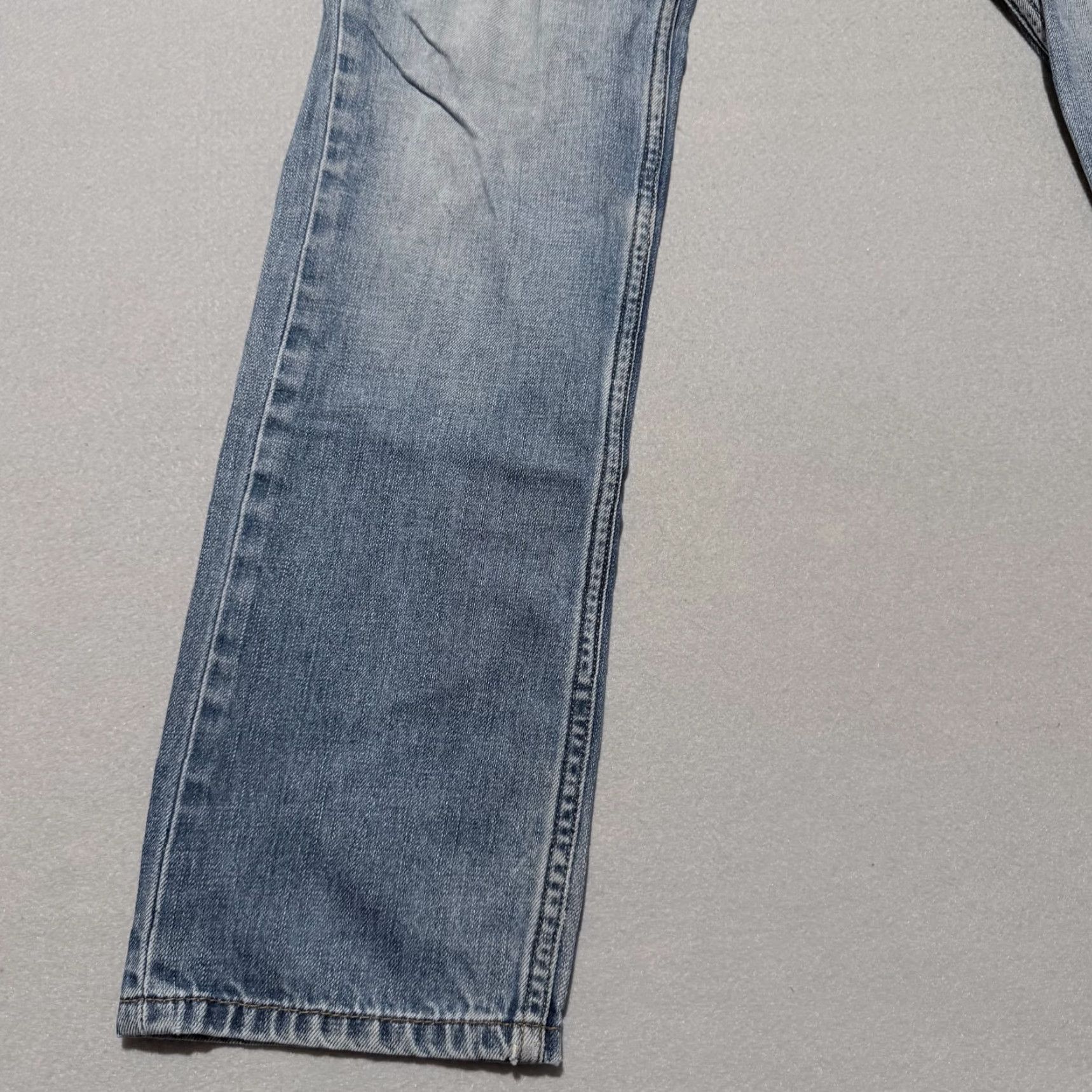 Levi's Levi’s Jeans Men Blue Denim Mid Rise Distressed Zip Fly 31x30 Straight Slim - 5-Pocket Design Vintage No Size US 31 - 5 Thumbnail