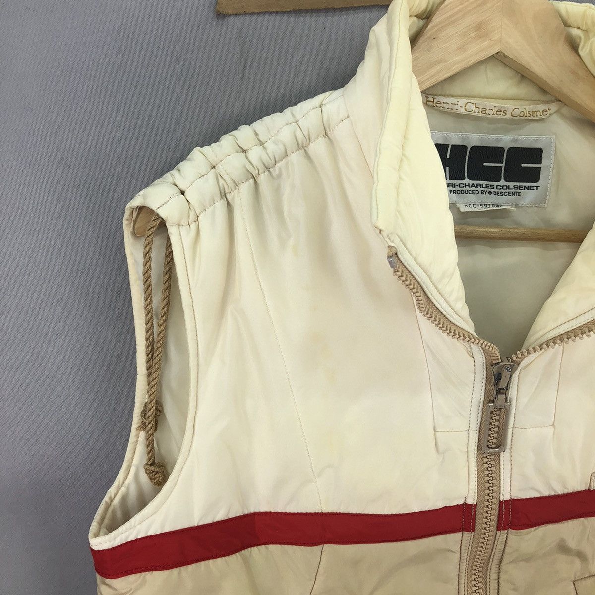 Descente Vintage HCC by Descente Padded Zipper Vests Size US M / EU 48-50 / 2 - 2 Thumbnail