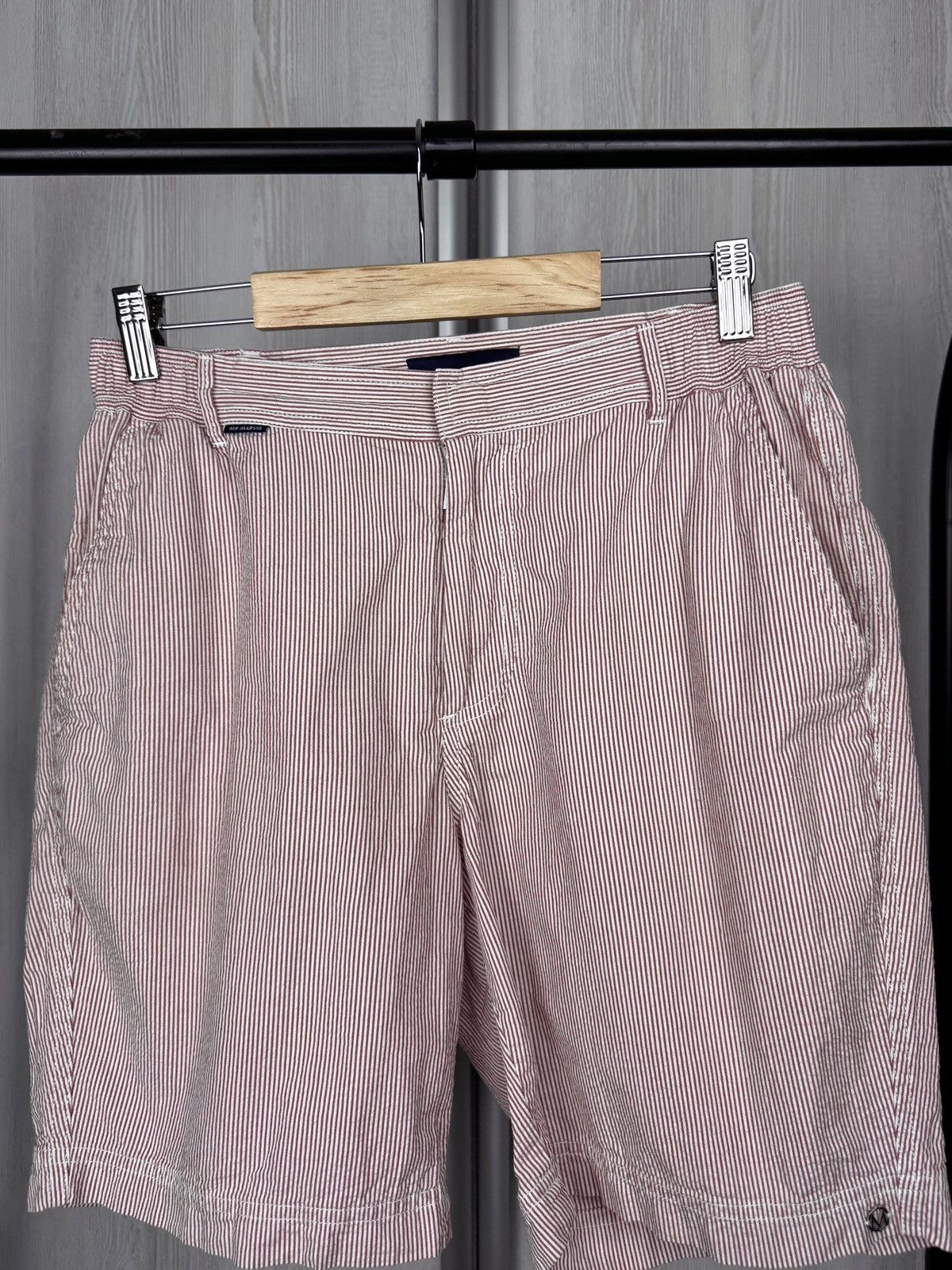 Other Mr. Marvis red striped The Decks cotton shorts size M Size US 32 / EU 48 - 3 Thumbnail