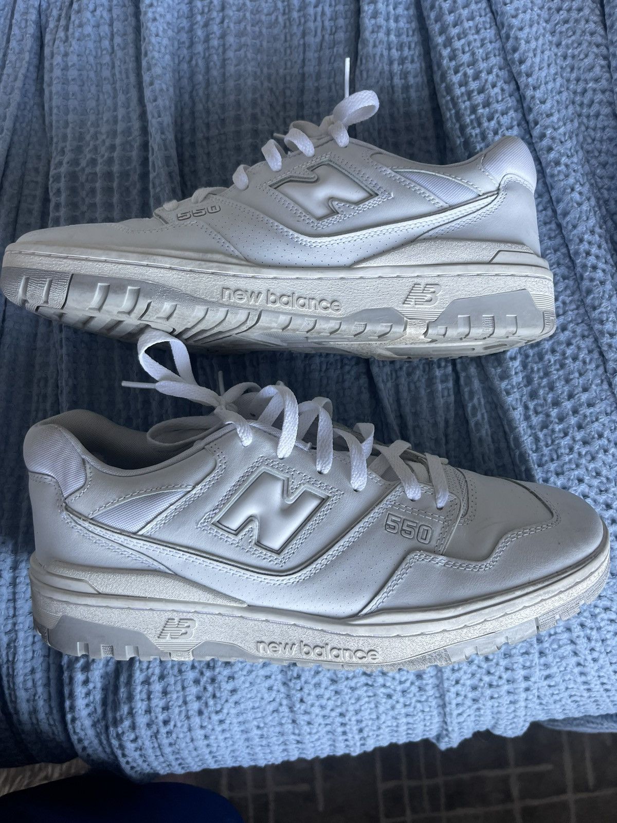 New Balance New Balance 550 white Size US 12 / EU 45 - 1 Thumbnail