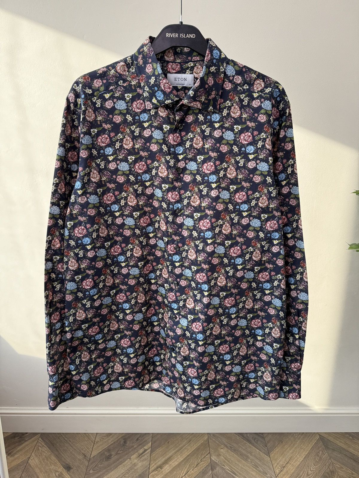 Eton Vintage ETON Floral All Over Print Button up shirt Size US M / EU 48-50 / 2 - 1 Thumbnail