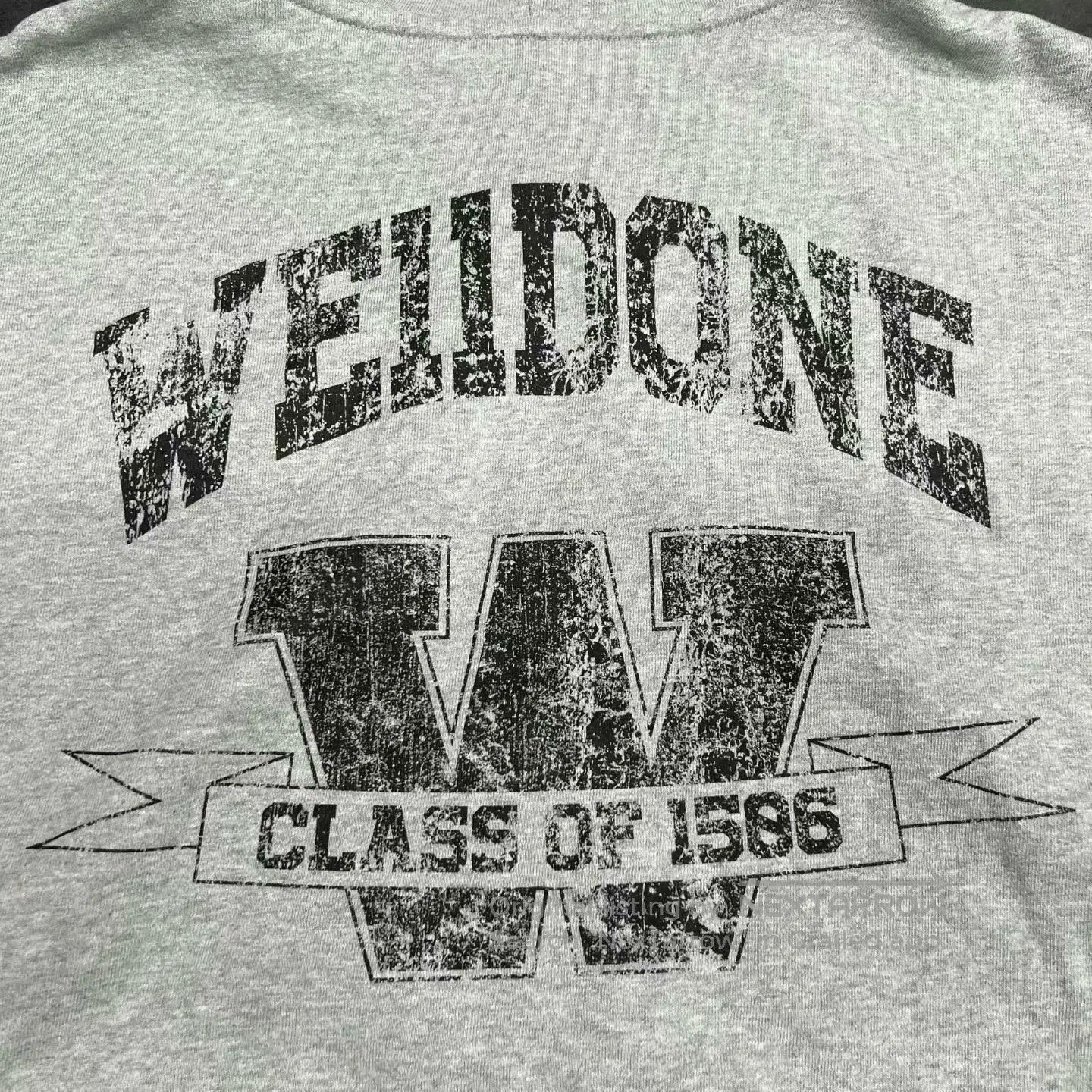 WE11DONE WE11DONE Zip-Up Hoodie in Gray XL. Size US XL / EU 56 / 4 - 2 Thumbnail