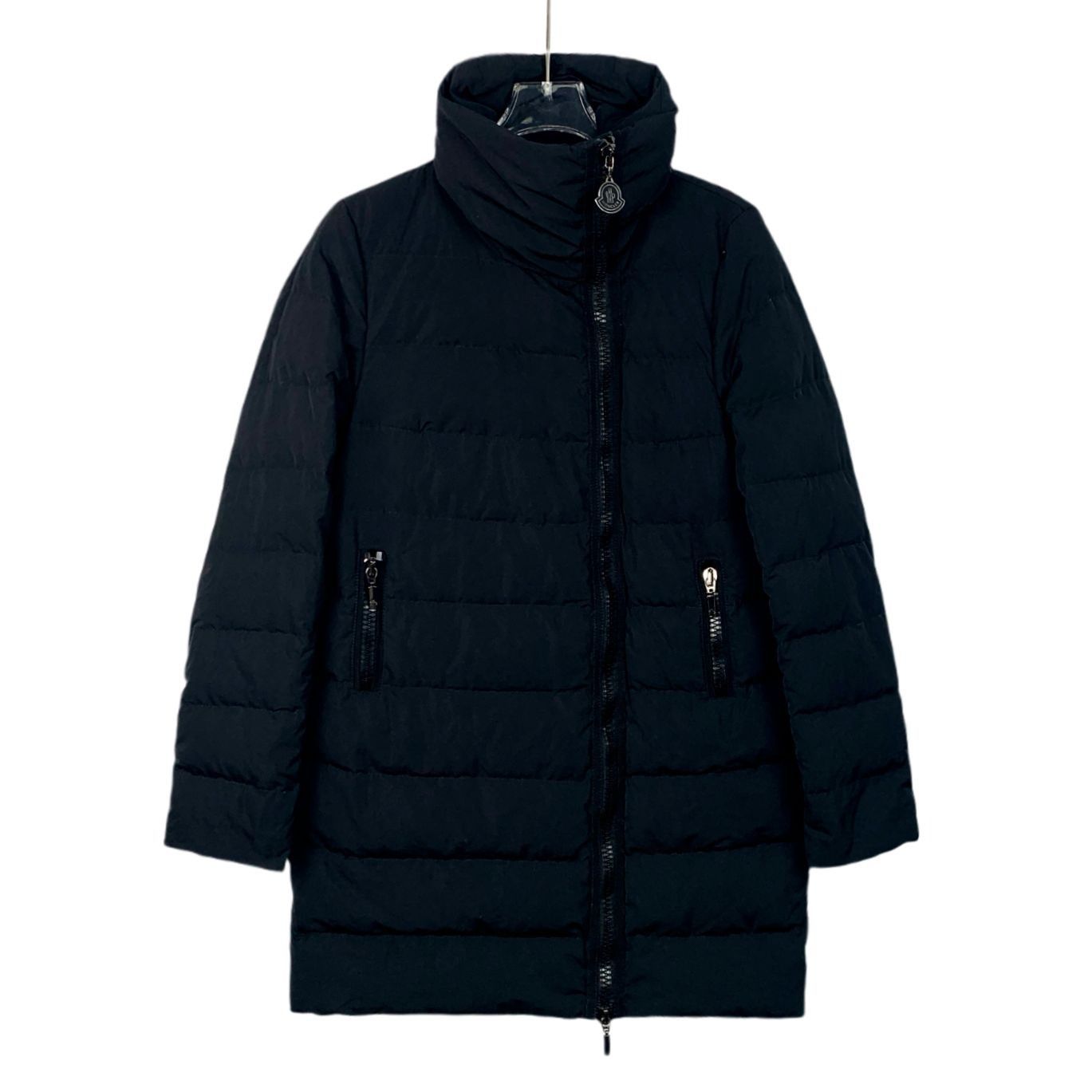 Moncler Moncler Gerboise Series Black Asymmetrical Zipper Down  