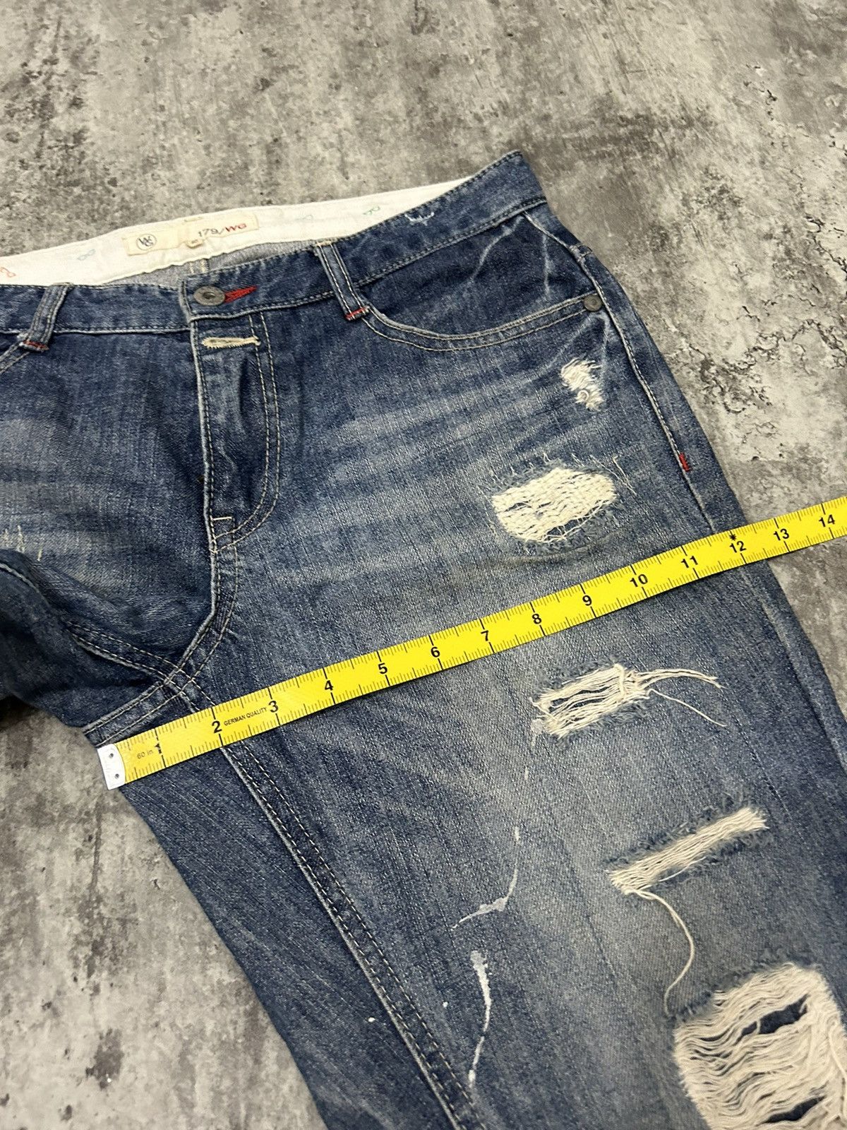If Six Was Nine × Japanese Brand × Nicole Club 179/WG Nicole Club Distressed Bandana Pocket Back Jeans Size US 32 / EU 48 - 20 Thumbnail