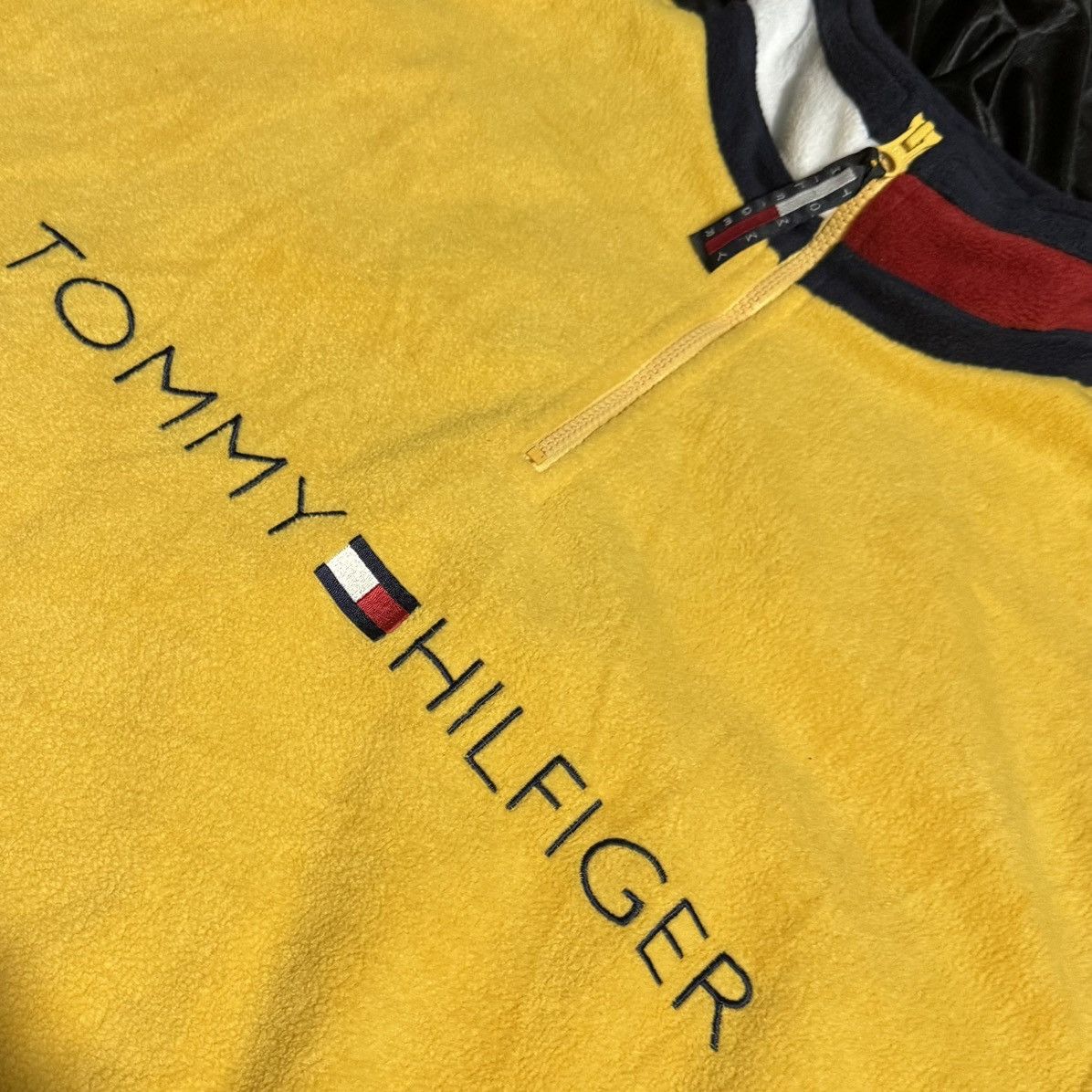 Tommy Hilfiger Polar fleece Tommy Hilfiger neck flag vintage Size US S / EU 44-46 / 1 - 2 Thumbnail