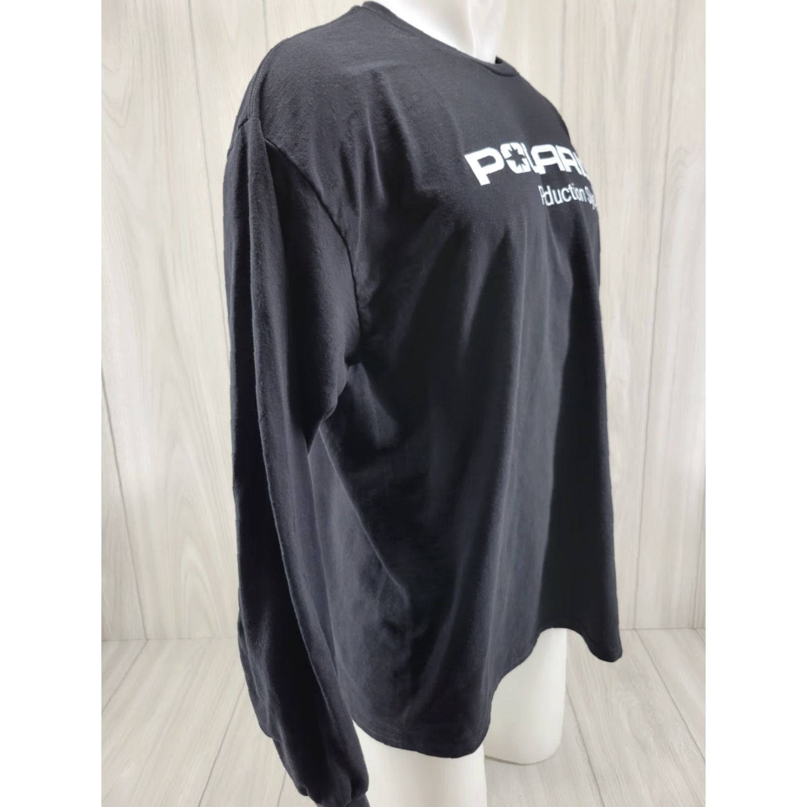 Gildan Gildan Polaris Production Systems Graphic Black Long Sleeve XL Mens T-Shirt Size US XL / EU 56 / 4 - 5 Thumbnail