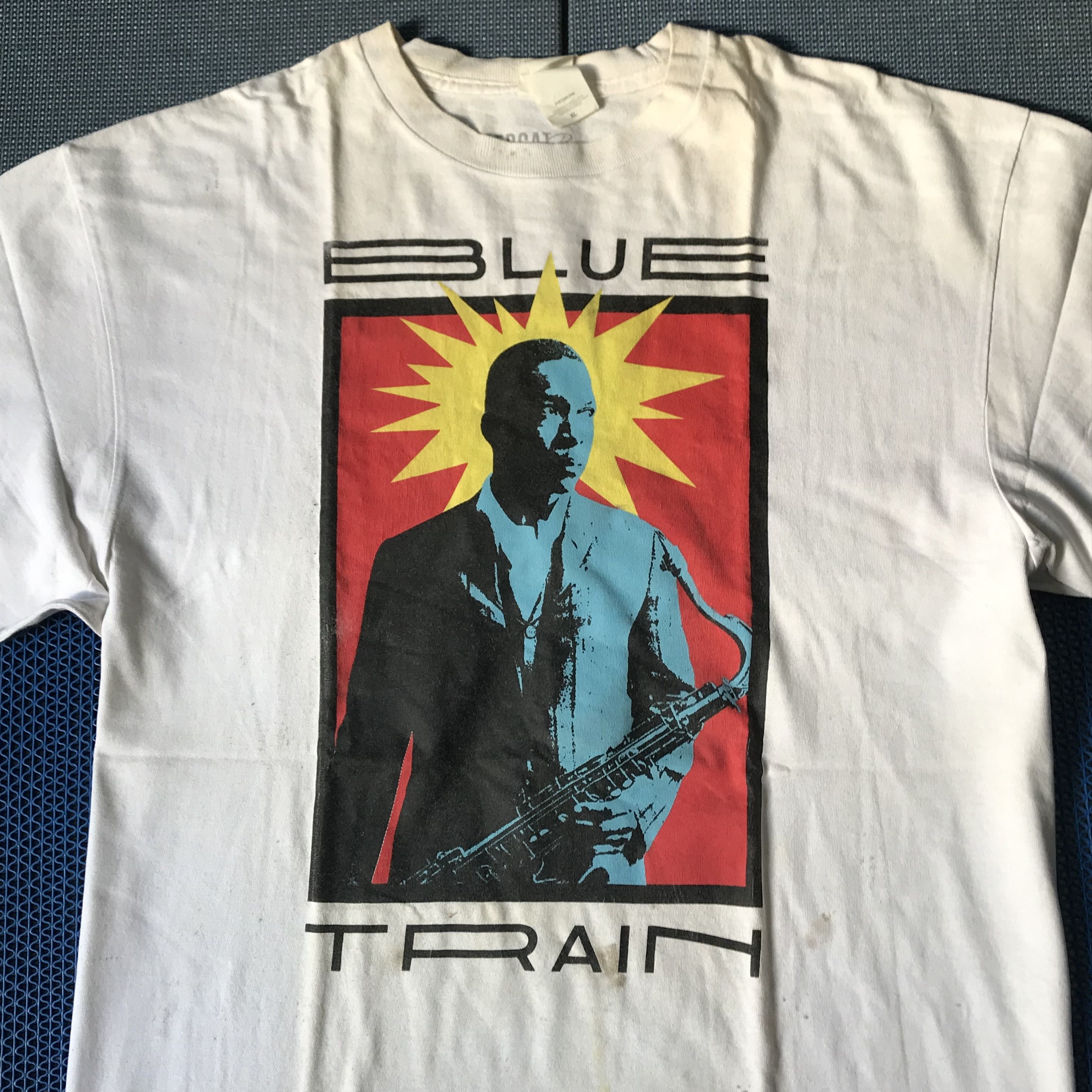 Vintage VINTAGE John Coltrane Jazz KCSM Radio Promo T Shirt XL 