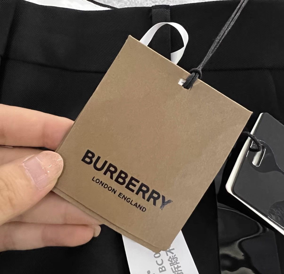 Burberry Burberry Black Split Hem Wide-leg Pants J41 Size 25" / US 0 / IT 36 - 5 Thumbnail