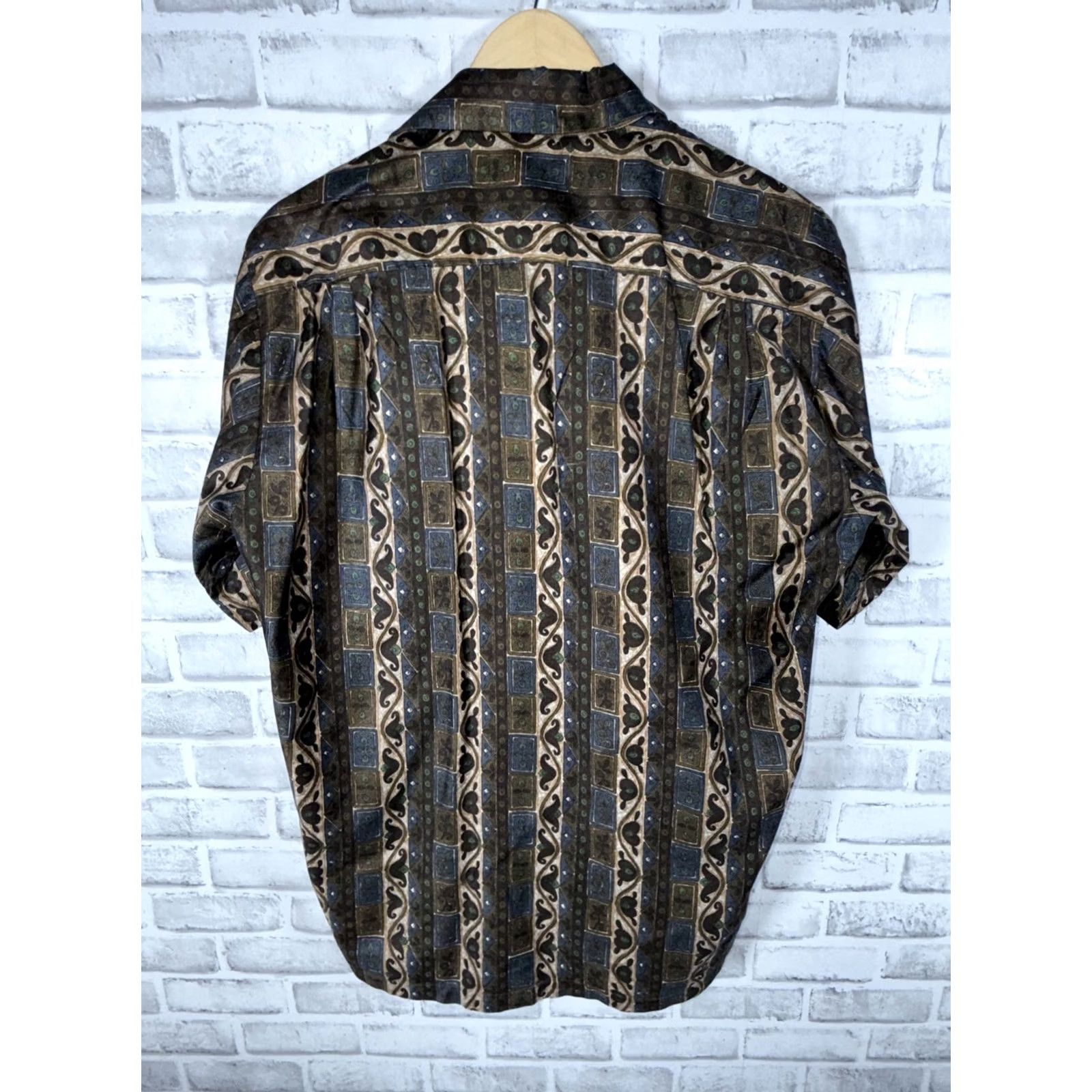 Vintage VTG Andrade Hawaiian Shirt Rare Print Coin Button 1960’s MENS M Size US M / EU 48-50 / 2 - 8 Thumbnail
