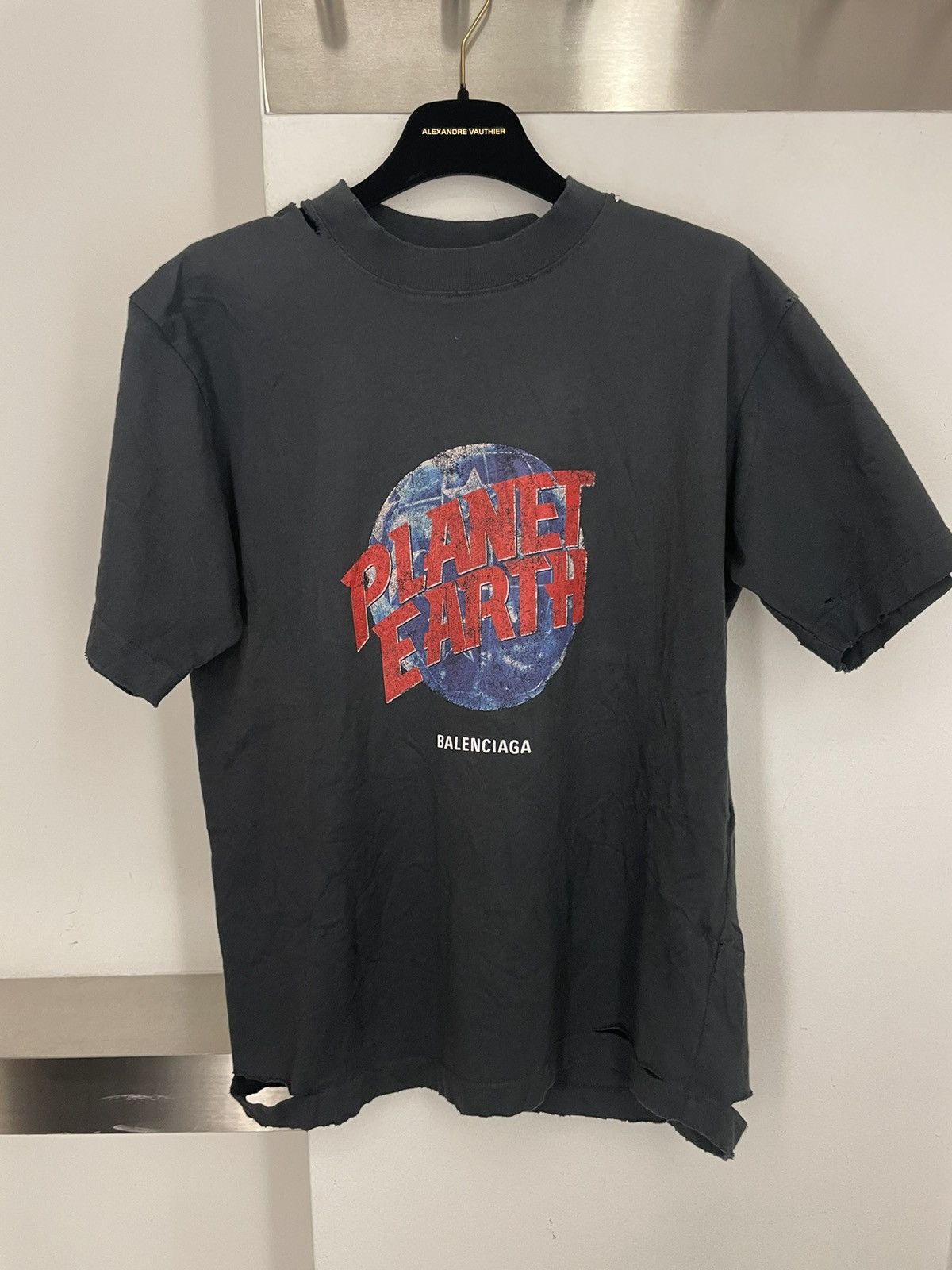 Balenciaga Regular fit t-shirt Planet Earth | Grailed
