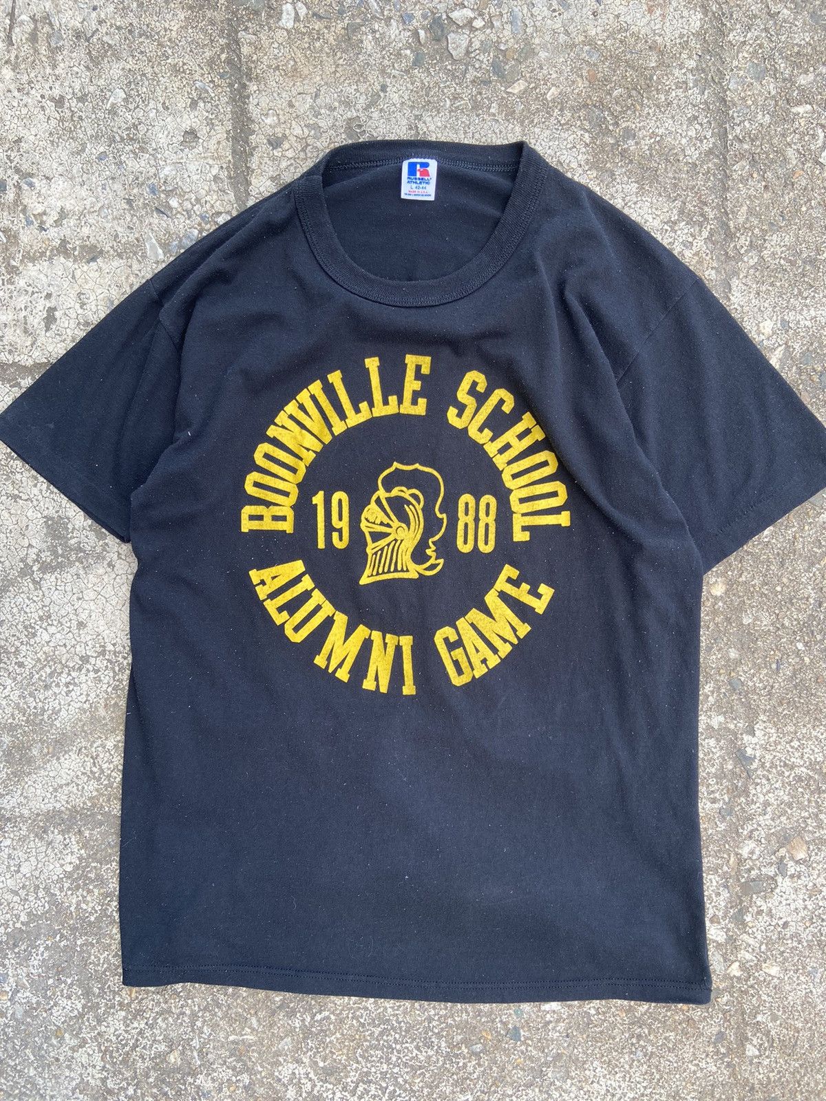 Russell Athletic × Vintage Russell 80s Boonville school tee Size US S / EU 44-46 / 1 - 1 Thumbnail