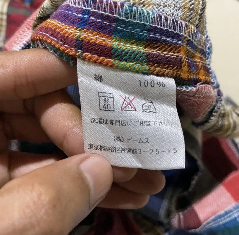 Beams Plus × Flannel × Japanese Brand International Gallery By BEAMS Patchwork Flannel Shirt Size US S / EU 44-46 / 1 - 6 Thumbnail