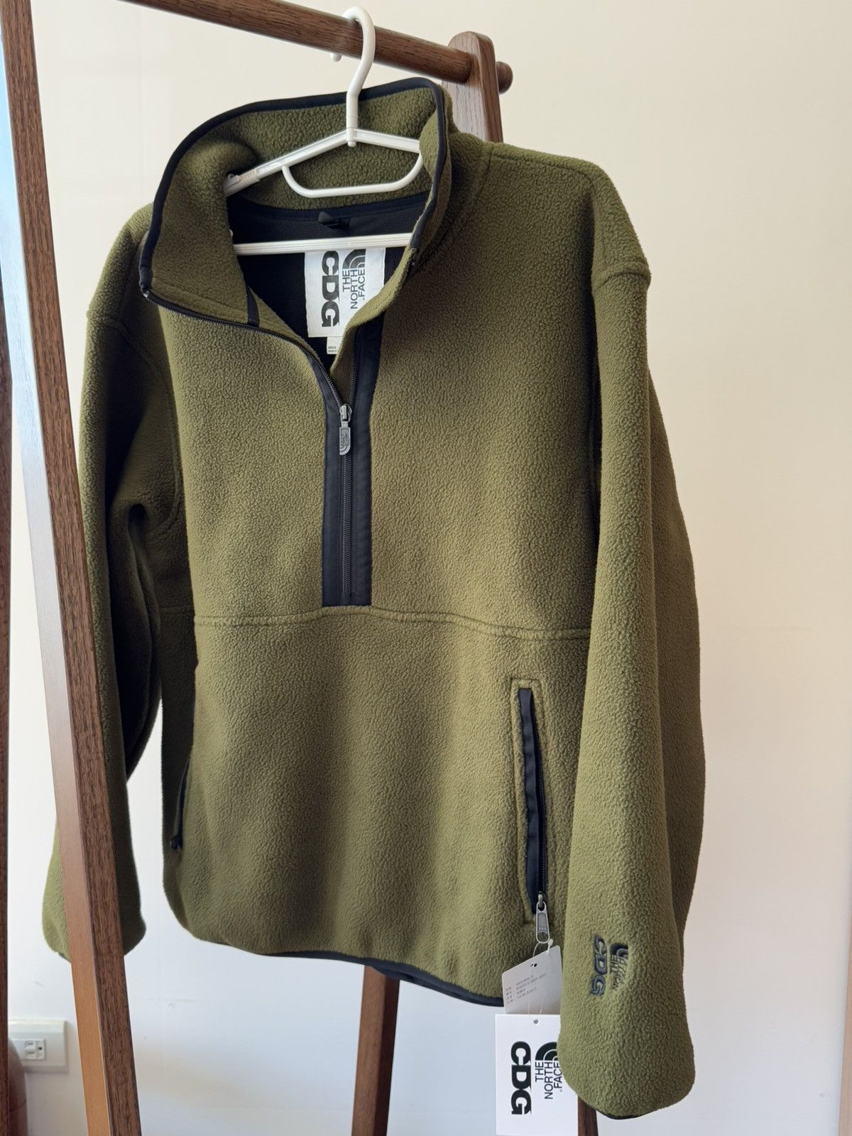 CDG by Comme des Garcons × The North Face CDG The North Face North Dome Pullover Rocko Green Size US M / EU 48-50 / 2 - 6 Thumbnail