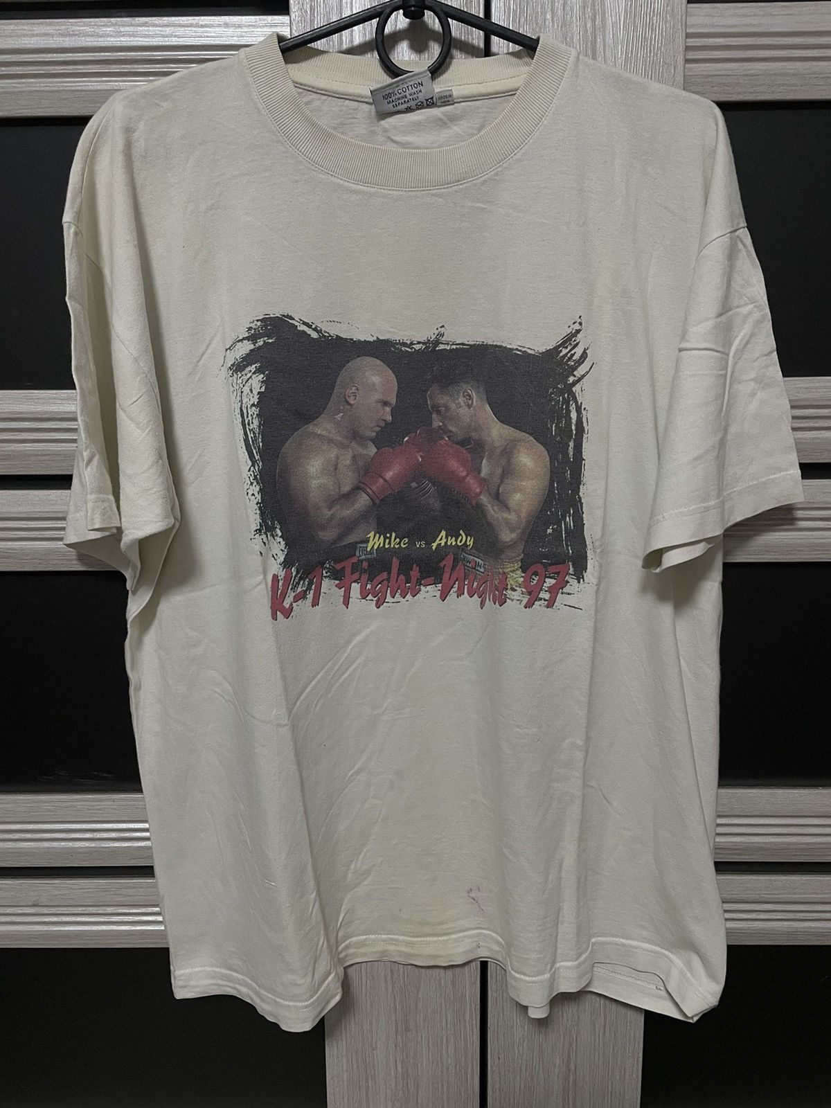Vintage Vintage 90s K-1 Fight Tee Mike Bernardo vs Andy Hug Size US M / EU 48-50 / 2 - 1 Thumbnail