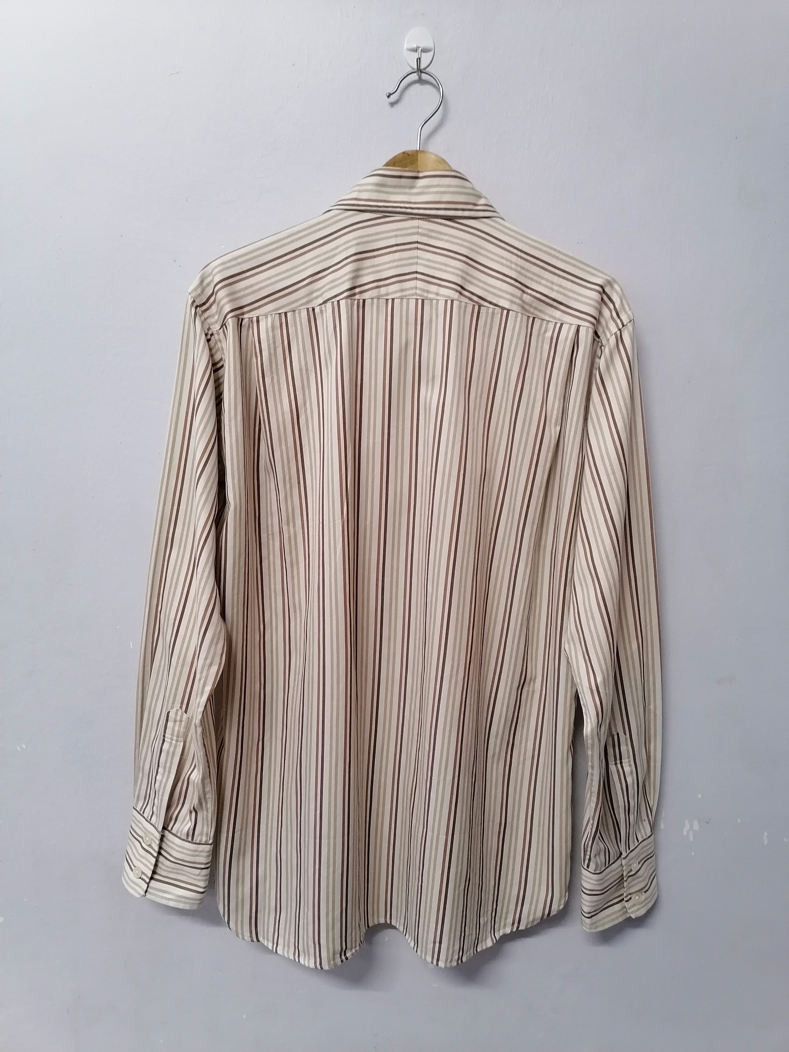 Yohji Yamamoto A.A.R Yohji Design Studio Pinstripe Button Ups Shirt Size US L / EU 52-54 / 3 - 9 Thumbnail