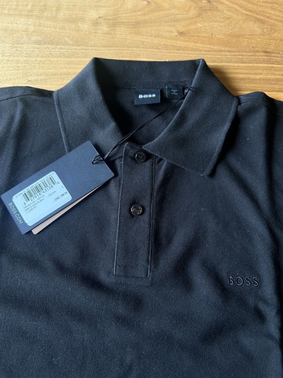 Hugo Boss Hugo Boss Classic Polo in Black Size US L / EU 52-54 / 3 - 1 Thumbnail