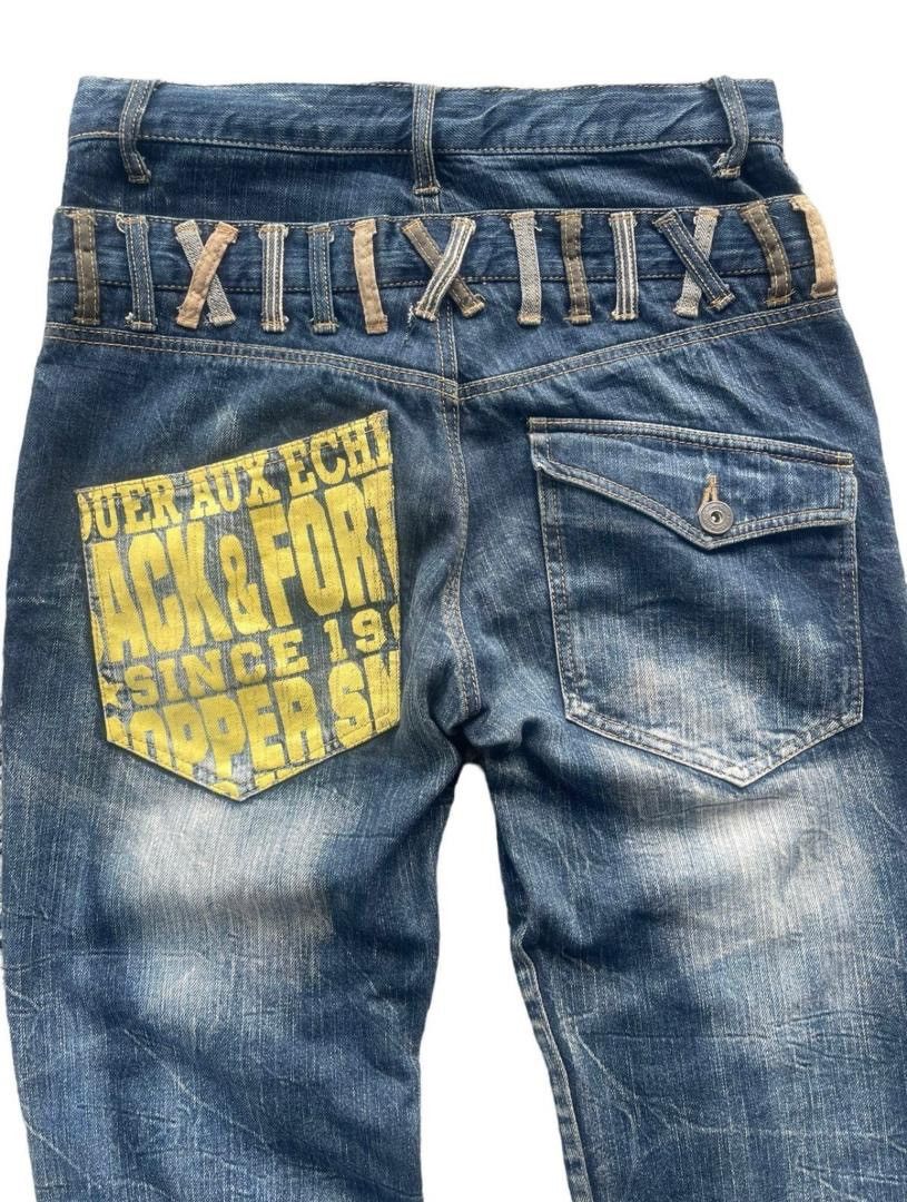 Japanese Brand Japanese Brand Double Waist Jeans Size US 32 / EU 48 - 13 Thumbnail