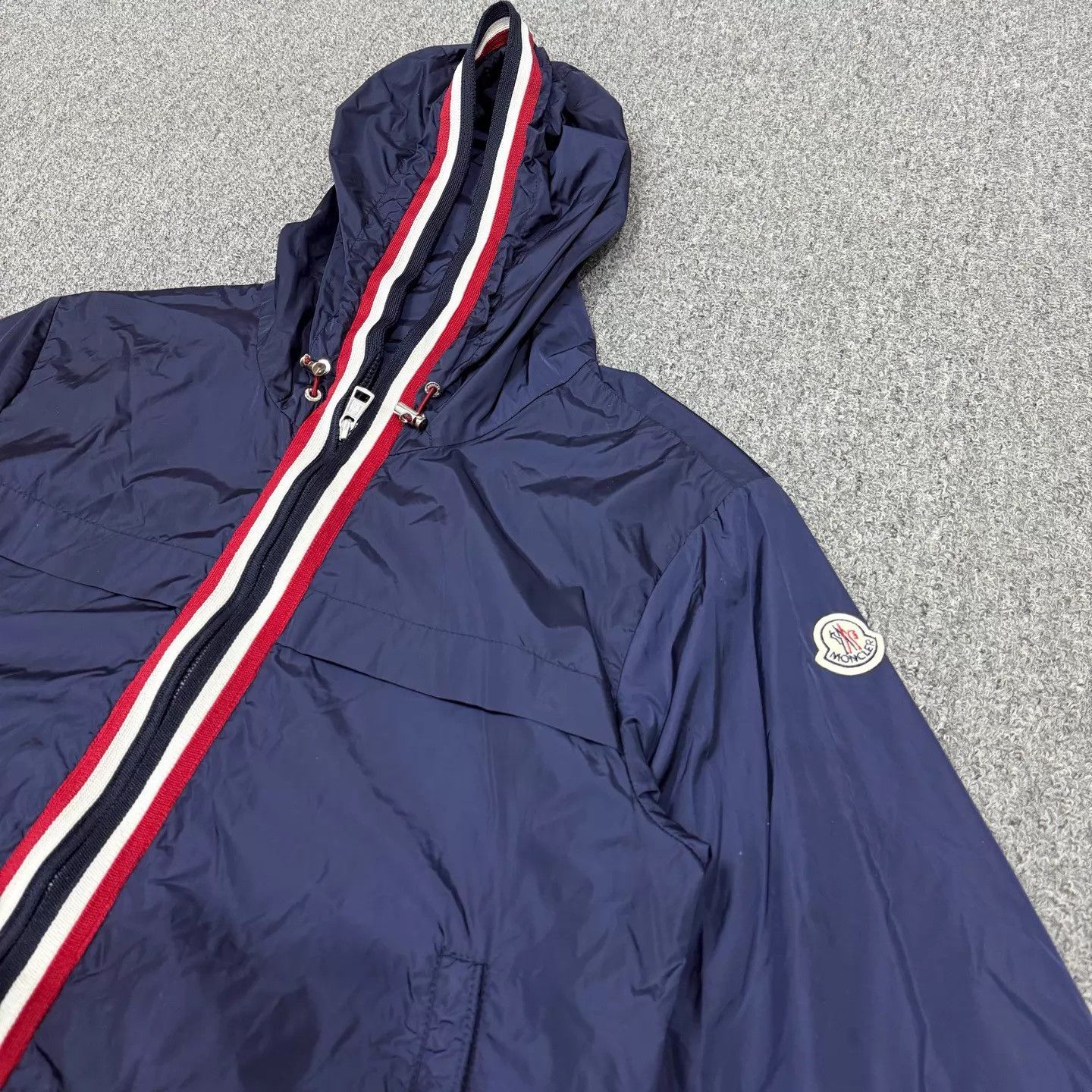 Moncler Moncler Navy Blue Nylon Shell Jacket Size 1 Size US S / EU 44-46 / 1 - 3 Thumbnail