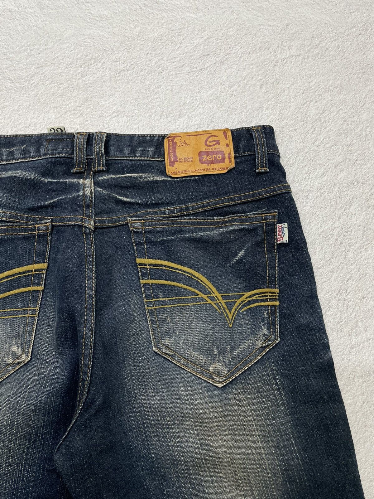 Hysteric Glamour × If Six Was Nine × Le Grande Bleu (L.G.B.) 2000s Zero G japan indigo Wash denim y2k style Size US 32 / EU 48 - 7 Thumbnail