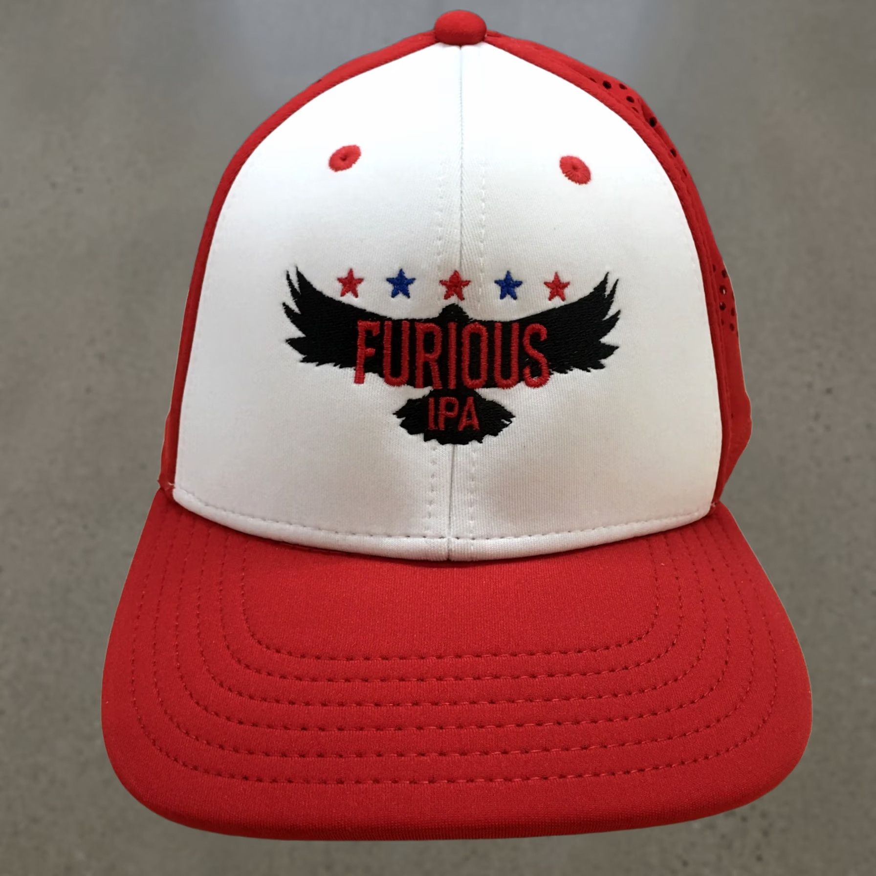 Logo 7 Furious IPA Outdoor Caps Sports Baseball Hat Mens Red One Size Embroidered Logo Size ONE SIZE - 1 Thumbnail
