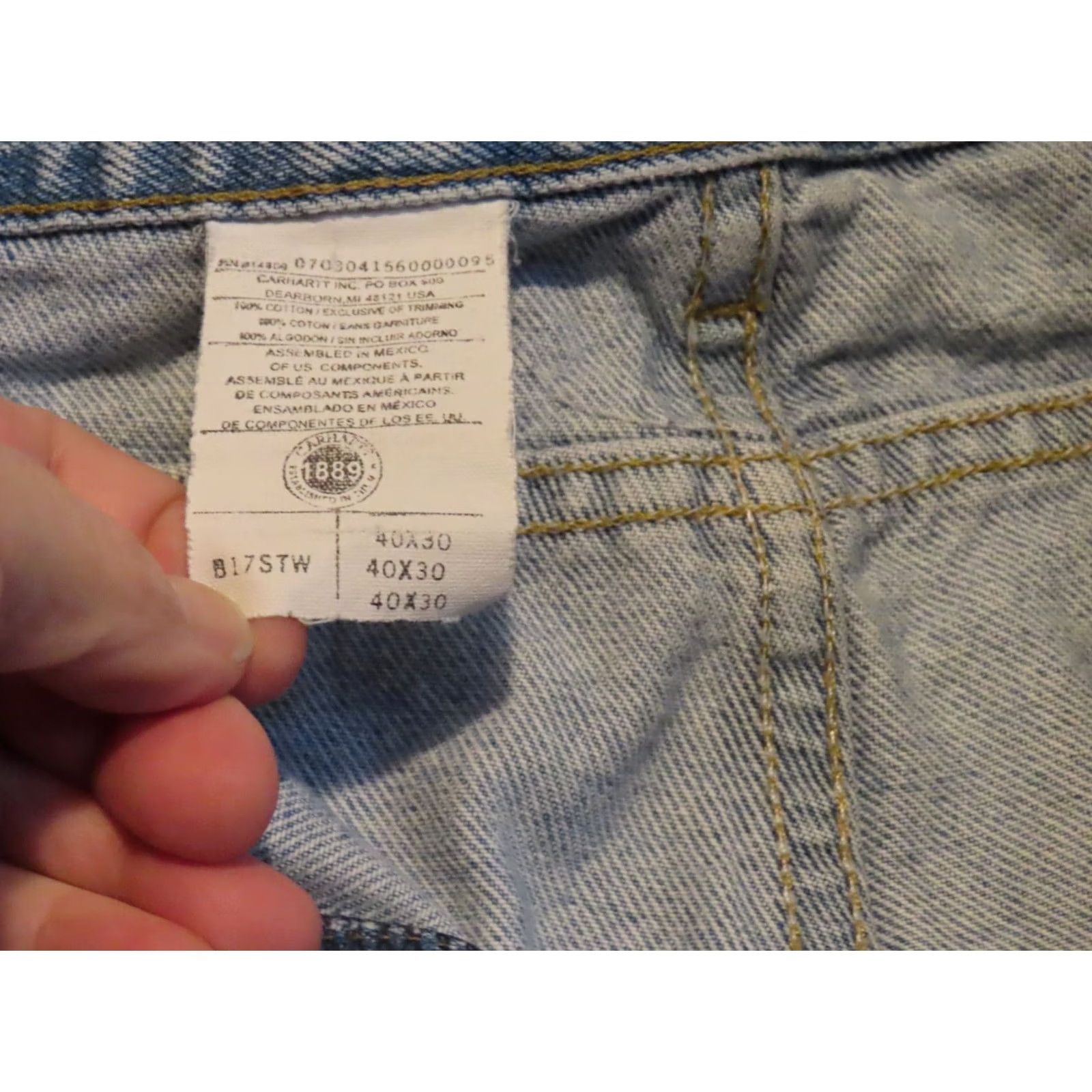 Carhartt Carhartt Jeans Shirt? Size US 40 / EU 56 - 7 Thumbnail