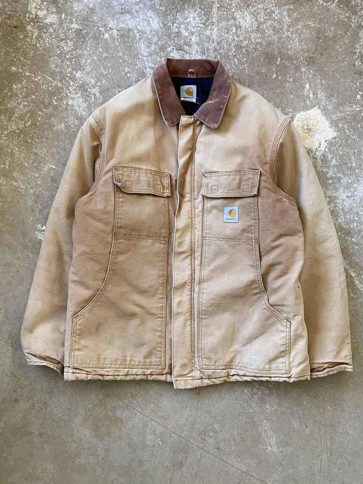 image of 90’S Sun Faded Carhartt Arctic Jacket in Tan, Men's (Size XL)
