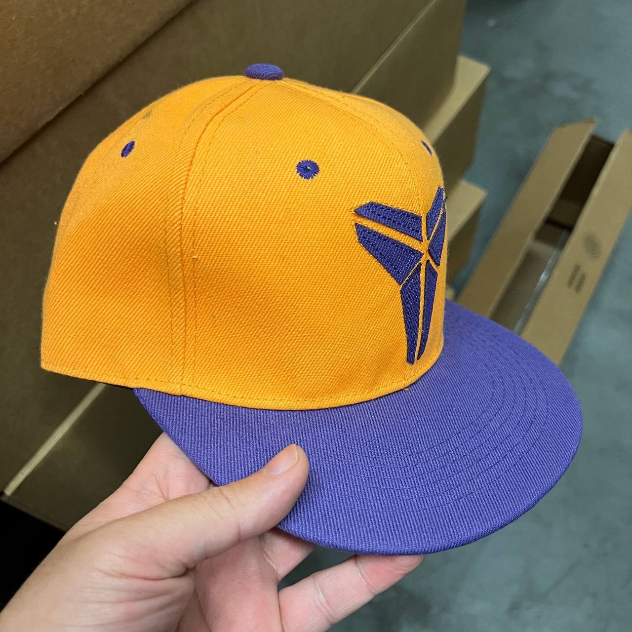 Other Kobe Bryant Logo Hat Men Yellow Purple Mamba Snap Back Cap Size ONE SIZE - 3 Thumbnail