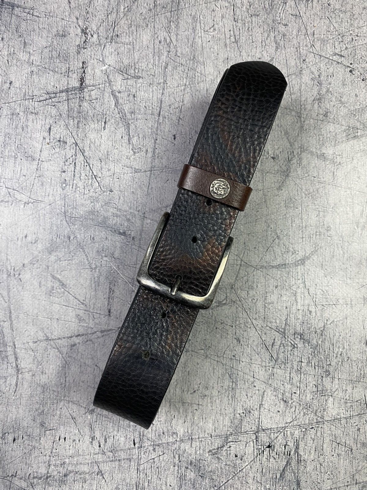 Diesel × Vintage Vintage Diesel Leather Belt Size ONE SIZE - 4 Thumbnail