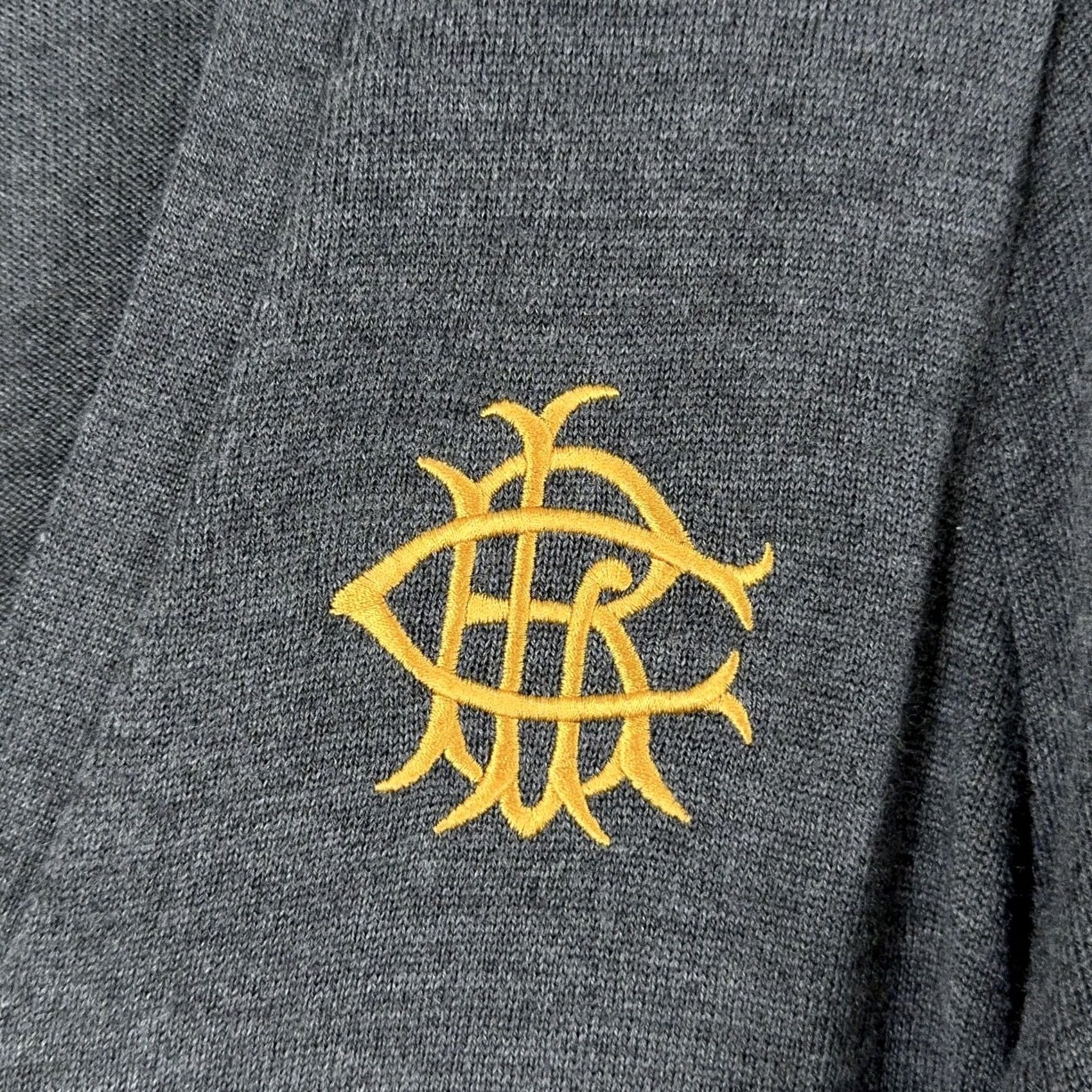 Polo Ralph Lauren VINTAGE Ralph Lauren Sport Cardigan Women L Gray Merino Wool V-Neck Embroidered Crest Front Pockets 90s Moments Size L / US 10 / IT 46 - 4 Thumbnail