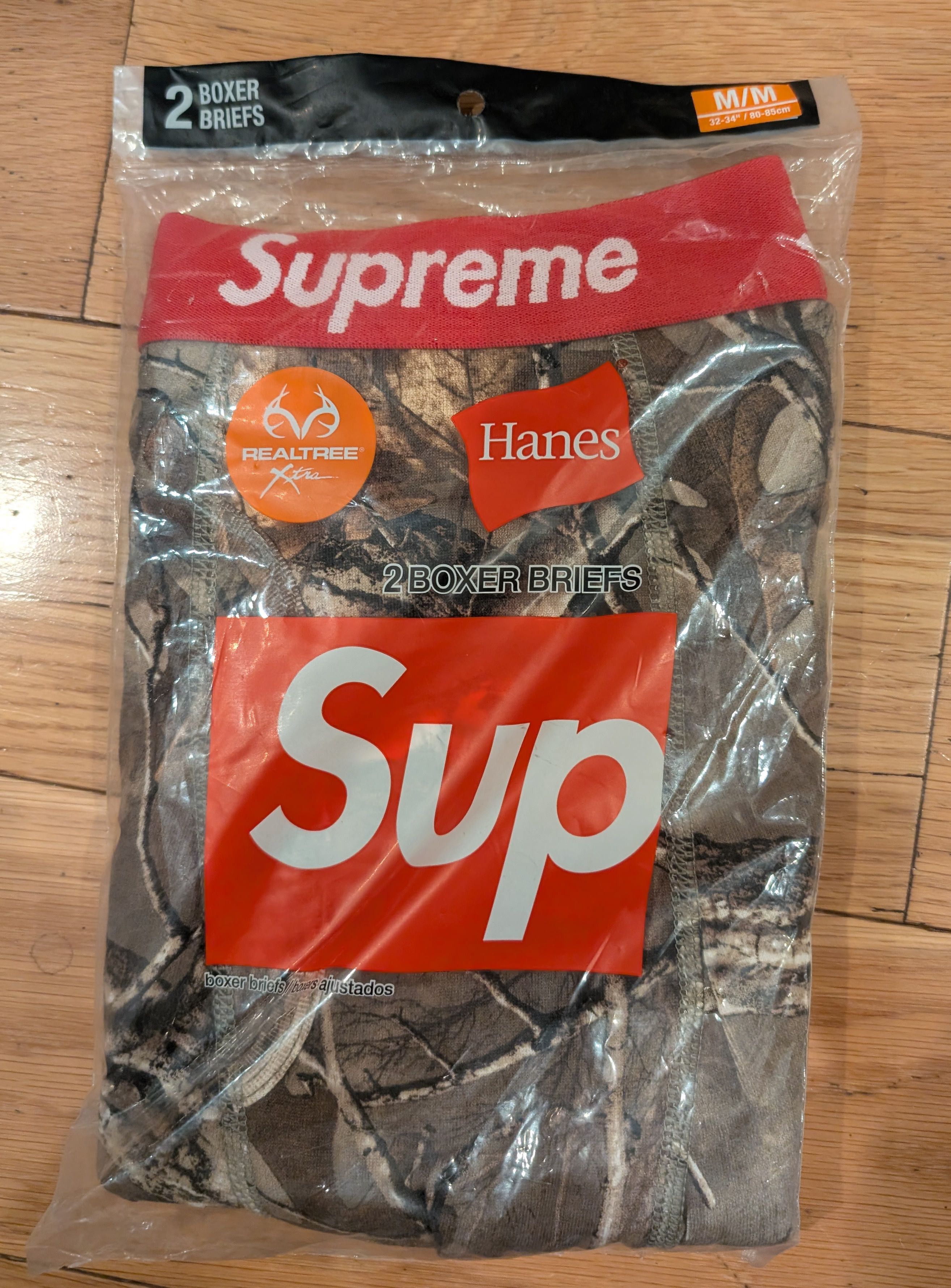 Pre-owned Supreme Hanes Realtree Boxer Briefs (2 Pack) In Multi