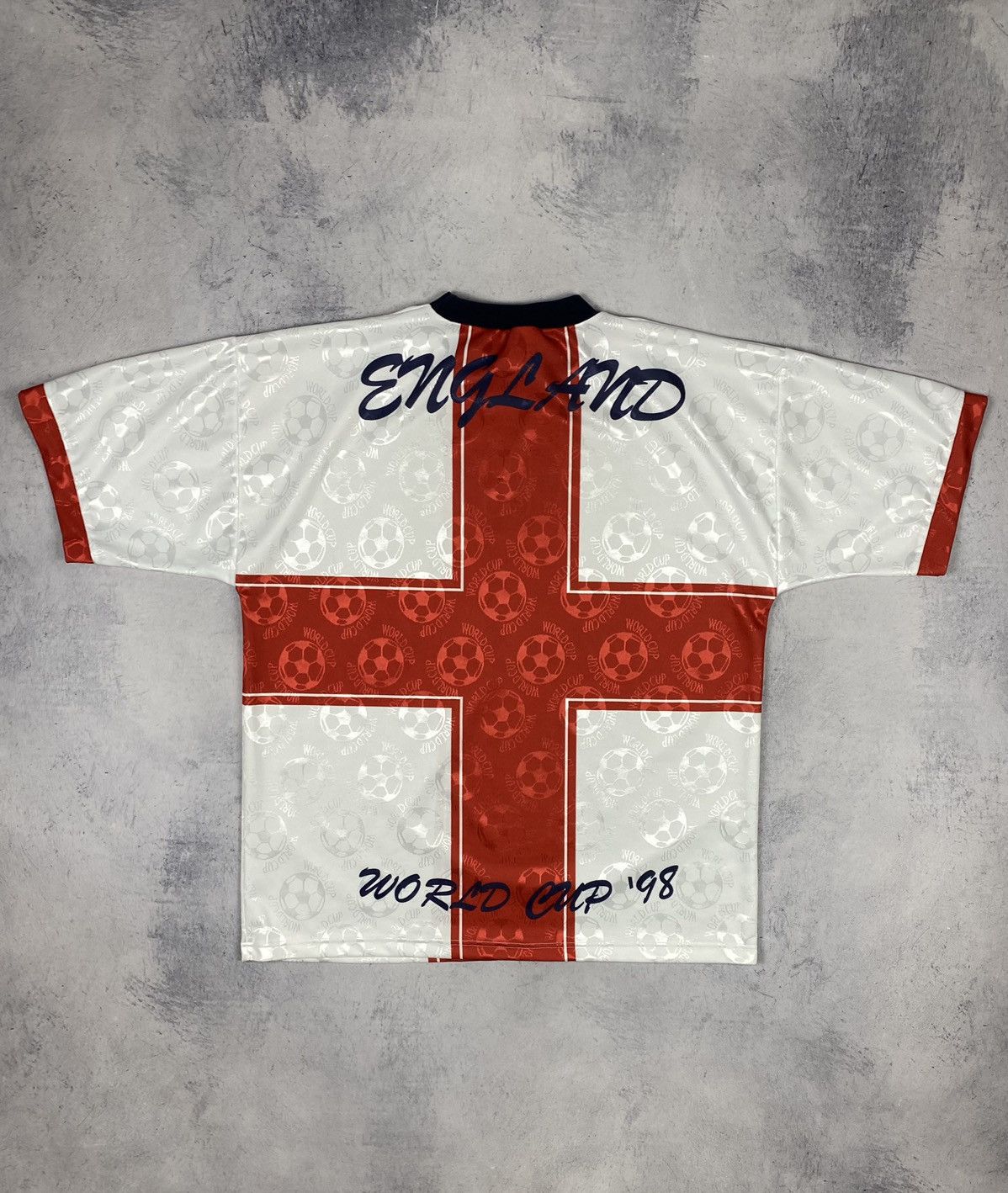 Vintage Vintage England World Cup 1998 Fan Football Jersey Size US XL / EU 56 / 4 - 11 Thumbnail