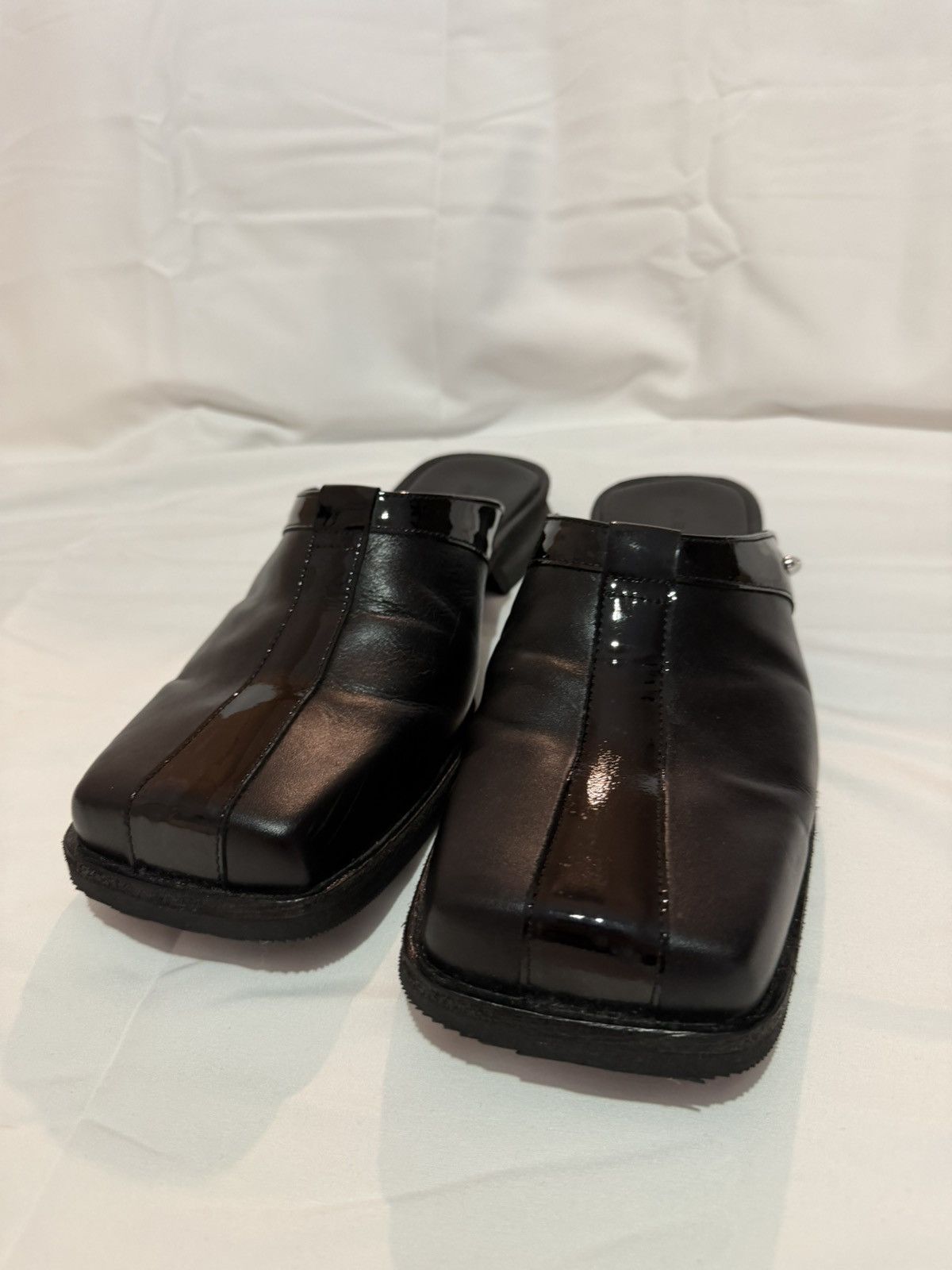 Our Legacy Our Legacy Blunt Mule Top Dyed Black Leather size 40 Size US 7 / EU 40 - 4 Thumbnail