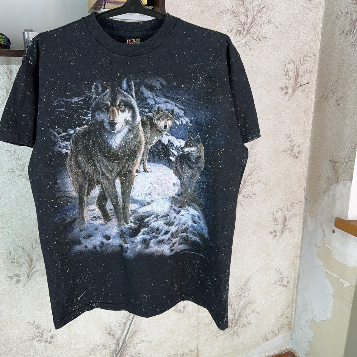 Harley Davidson × Vintage Vintage 3d Emblem T shirt 1994 Wolf Winter Harley USA L Size US L / EU 52-54 / 3 - 3 Thumbnail