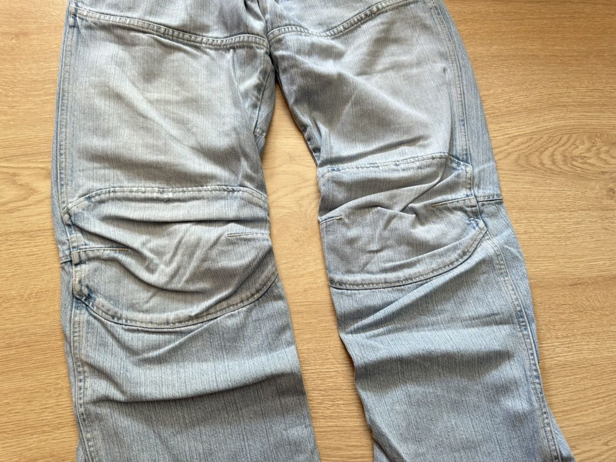 G-Star Vintage 00’s G-Star y2k Blue Moto Racing Jeans Pants Size US 31 - 4 Thumbnail