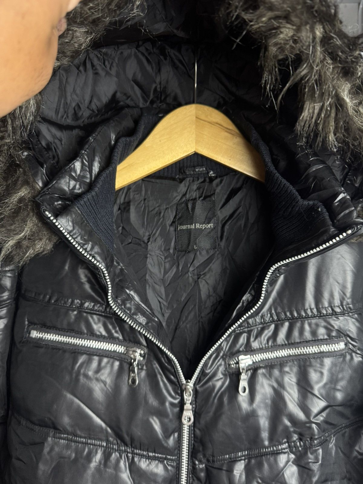 If Six Was Nine Fur Puffer Hoodie Jacket Size US M / EU 48-50 / 2 - 4 Thumbnail