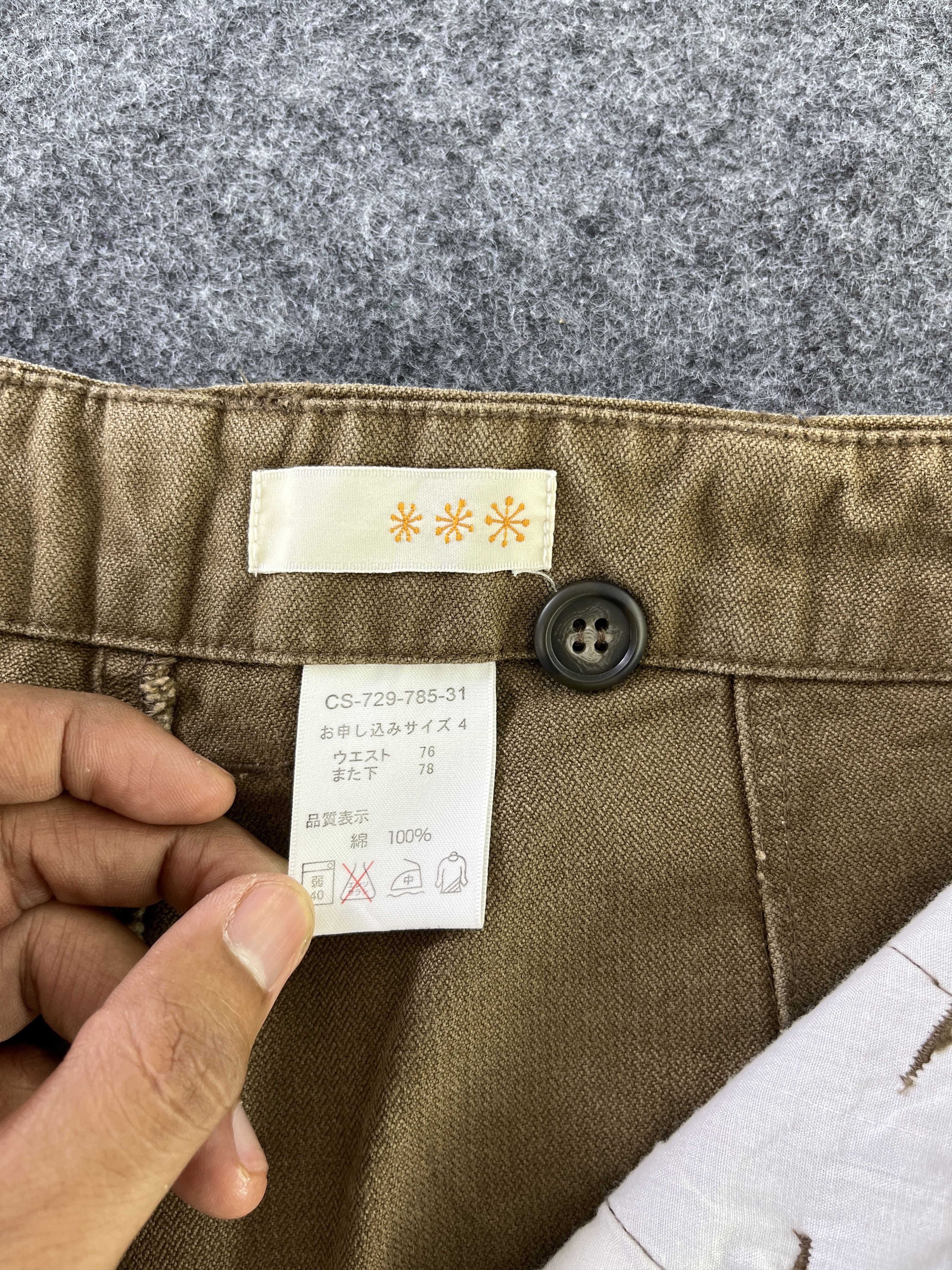 Japanese Brand Faded Brown Cargo Pants Multipocket - J950 Size US 33 - 5 Thumbnail