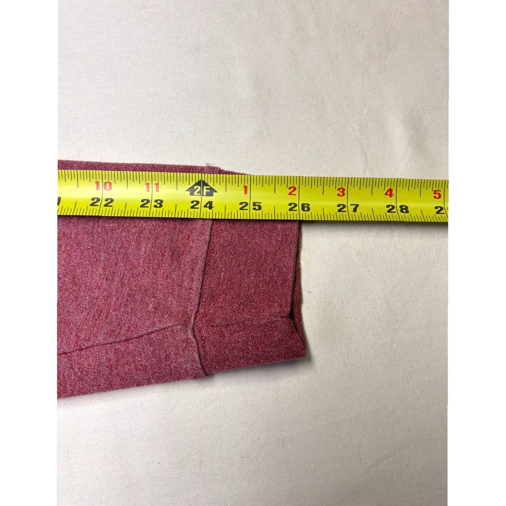 johnnie-O Johnnie-O Santa Monica Quarter Zip Pullover Sweater Heather Red Medium Cotton Size US M / EU 48-50 / 2 - 7 Thumbnail