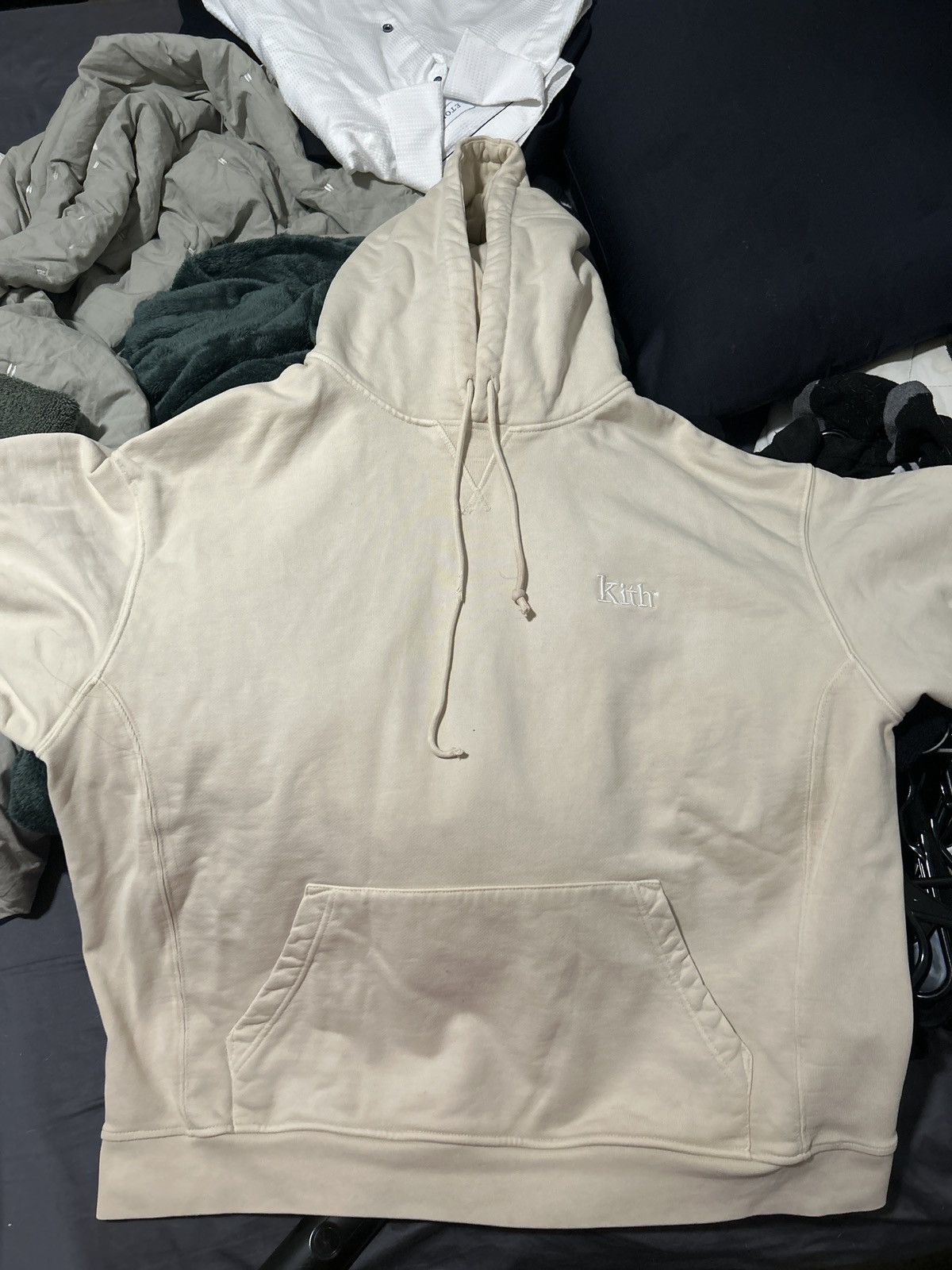 Image of Kith Williams Iii Hoodie in Beige, Men's (Size XL)