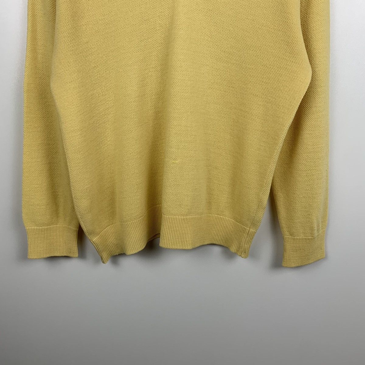 Lacoste Vintage Chemise Lacoste Wool Sweater V-Neck Size 5 Size US L / EU 52-54 / 3 - 3 Thumbnail