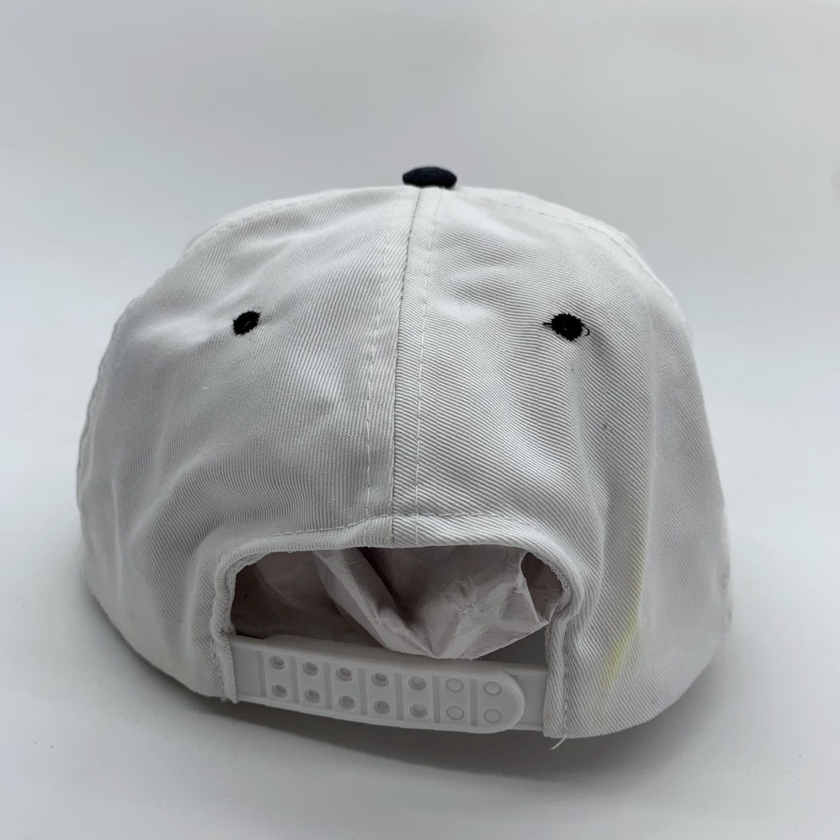 Logo 7 SERV-TECH Hat Cap Snap Back Mens One Size White Black Logo Baseball Adjustable Size ONE SIZE - 4 Thumbnail