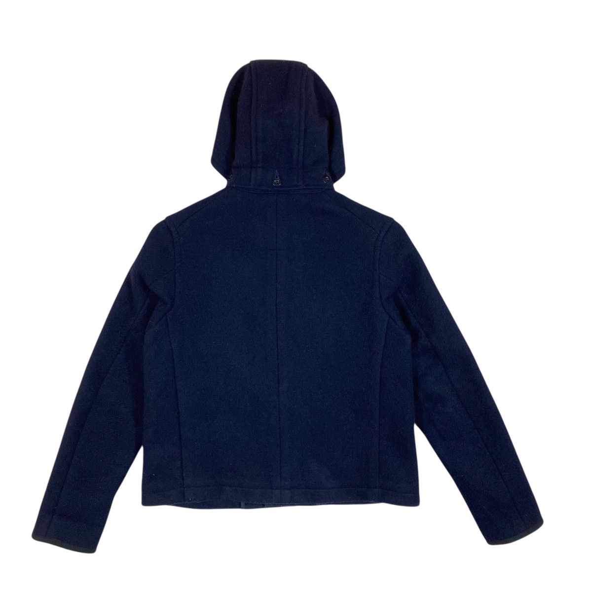 Danton Vintage Danton Vetements Travail Hoodie Wool Button Jacket Size US S / EU 44-46 / 1 - 11 Thumbnail