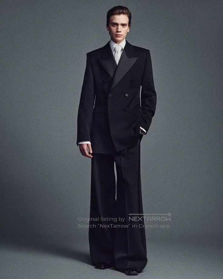 Saint Laurent Paris Saint Laurent Paris Double-row six-button tuxedo jacket Size US M / EU 48-50 / 2 - 8 Thumbnail