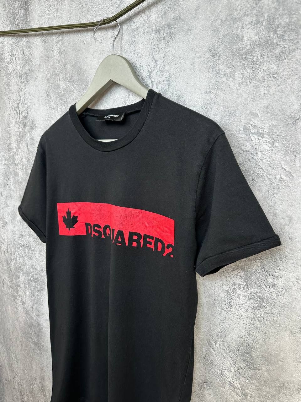 Dsquared2 Dsquared2 Logo T-Shirt Black Red Maple Leaf Portugal Tee Size US M / EU 48-50 / 2 - 5 Thumbnail