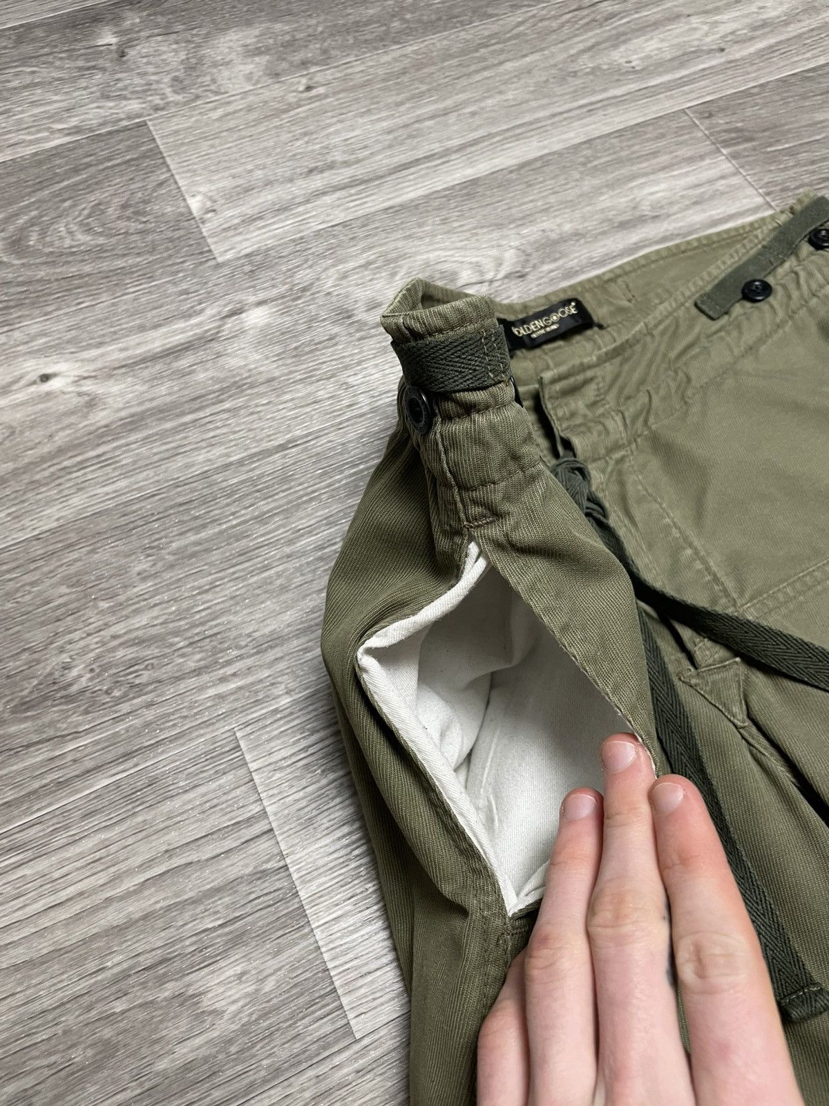 Golden Goose Archive Golden Goose Military Cargo Pants Adjustable Hem Size US 34 / EU 50 - 12 Thumbnail
